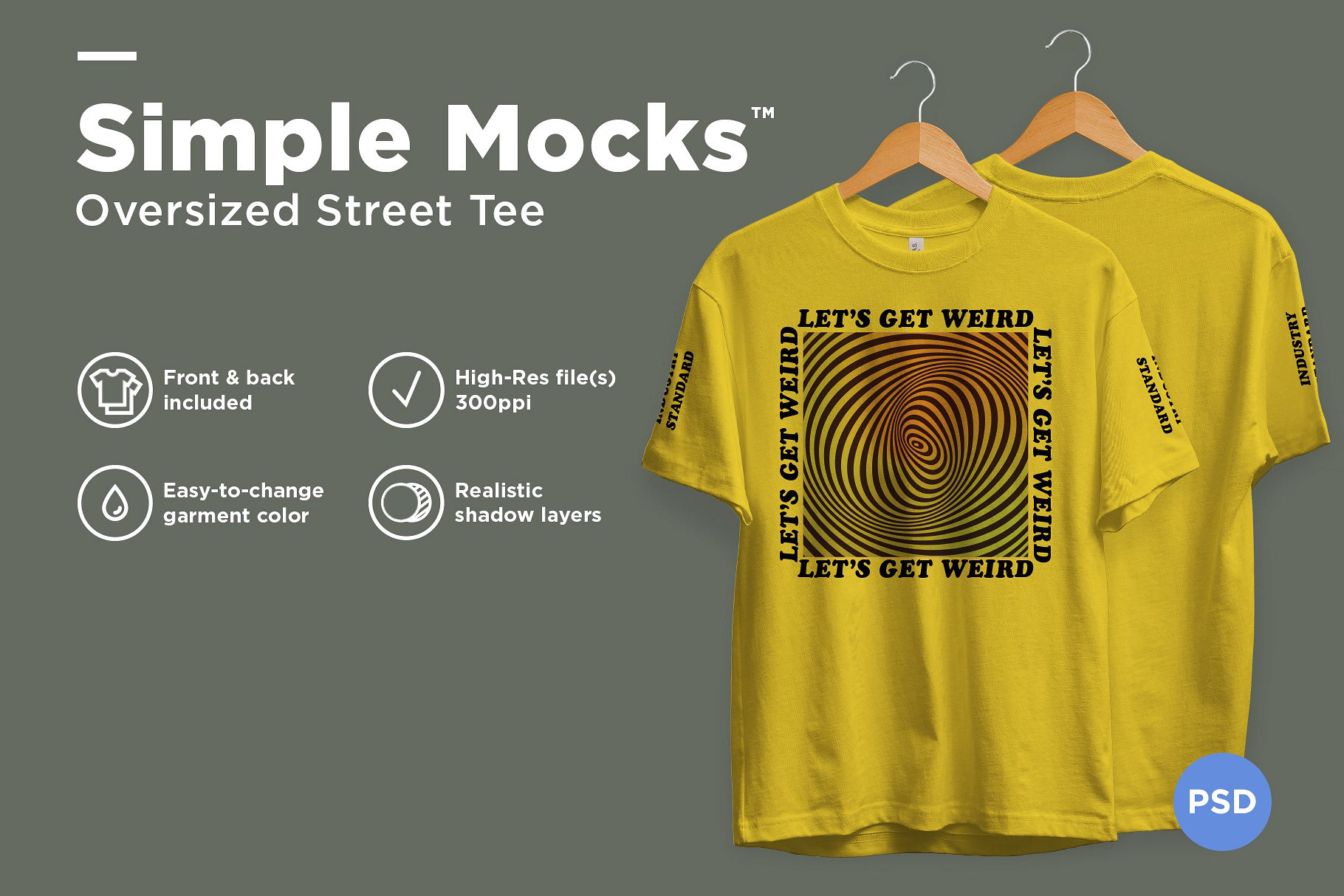 Download Oversized Street Tee Mockup On Behance