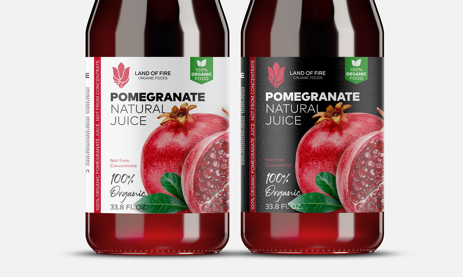 pomegranate Label Packaging juice design pomegranate design label design mo...