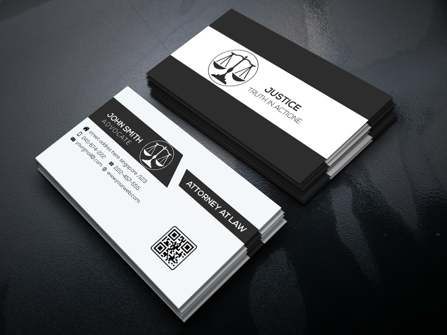 Lawyer Business Card on Behance In Lawyer Business Cards Templates