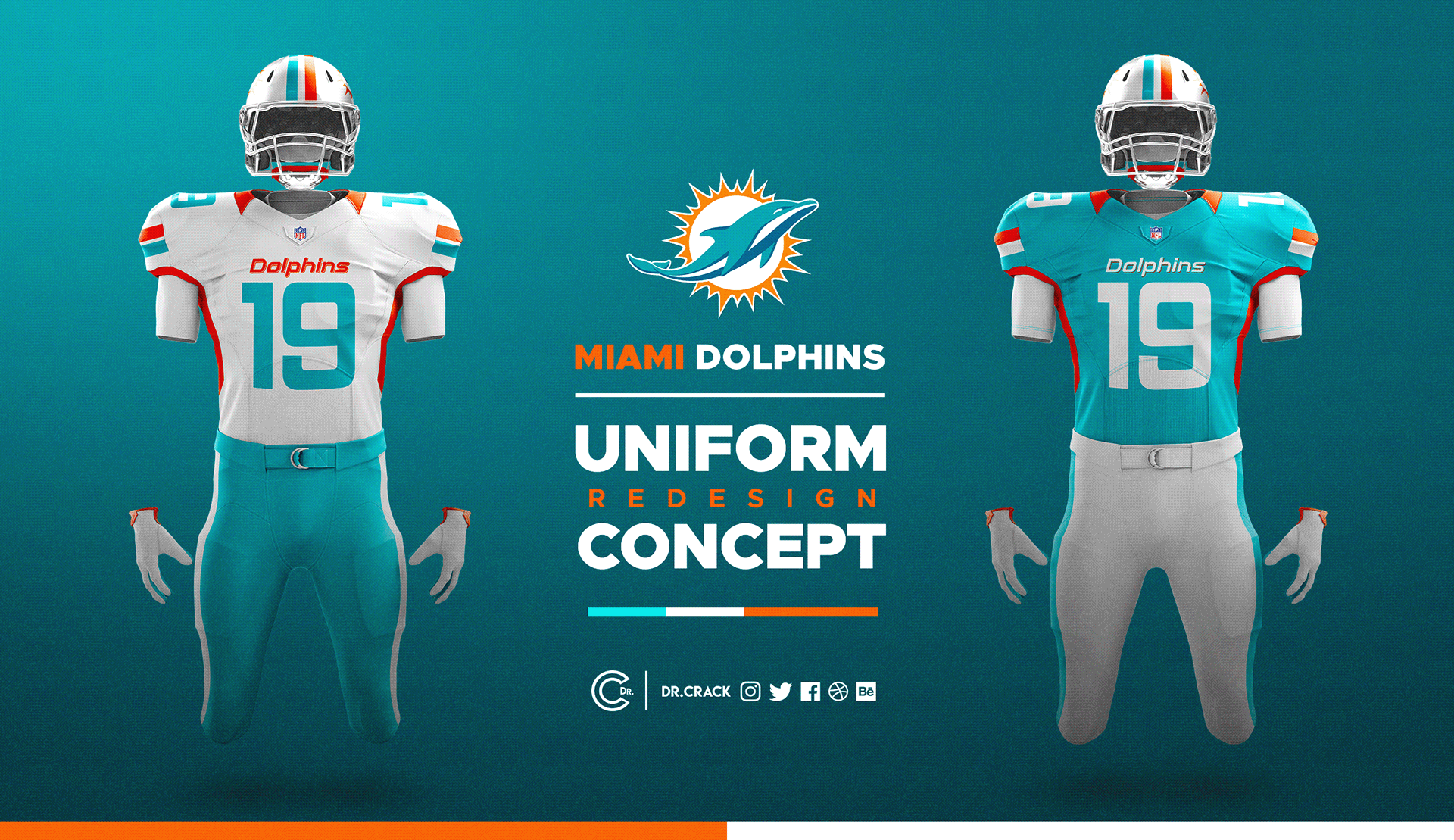 Miami Dolphins Uniform Redesign on Behance