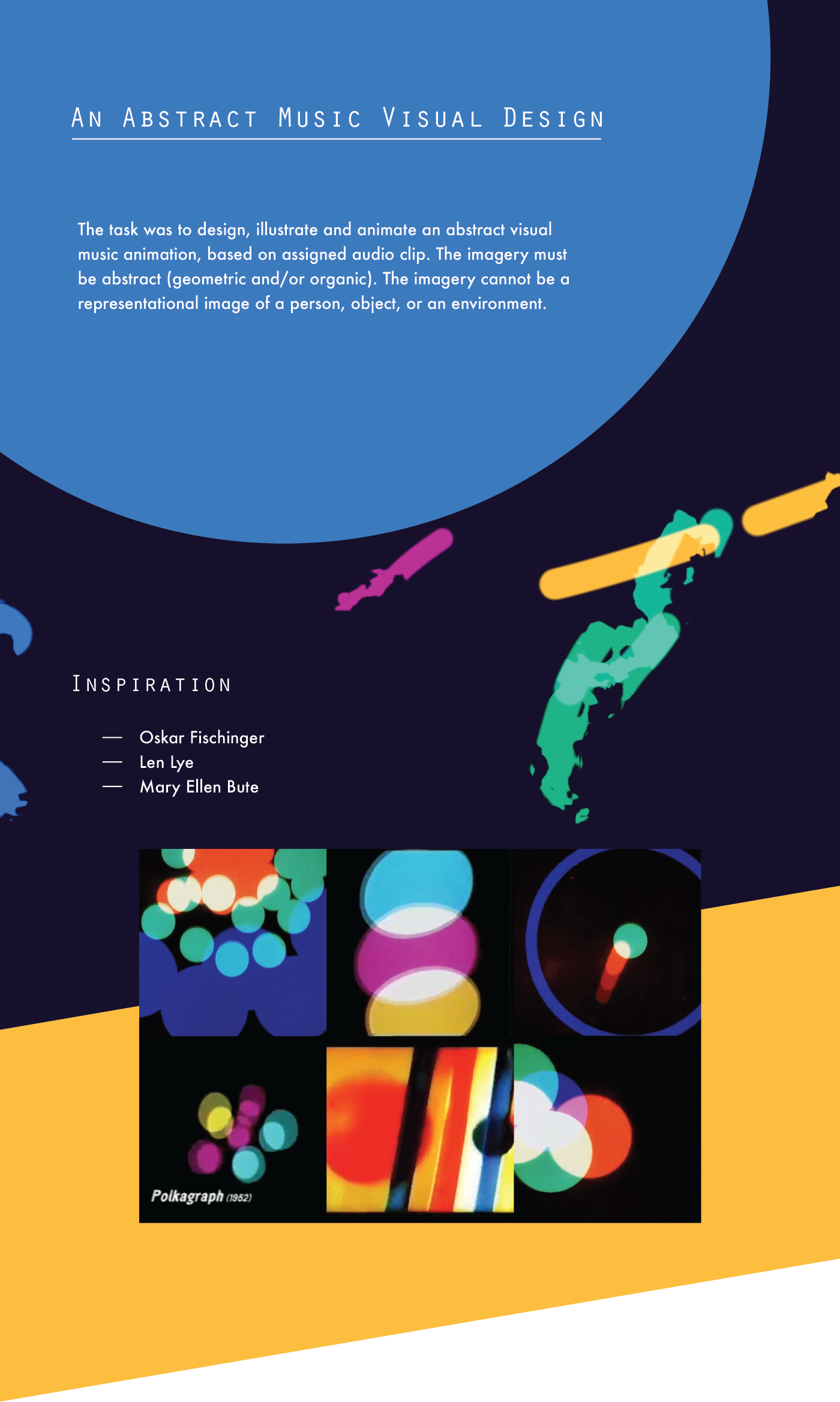 Abstract Visual Music Animation on Behance
