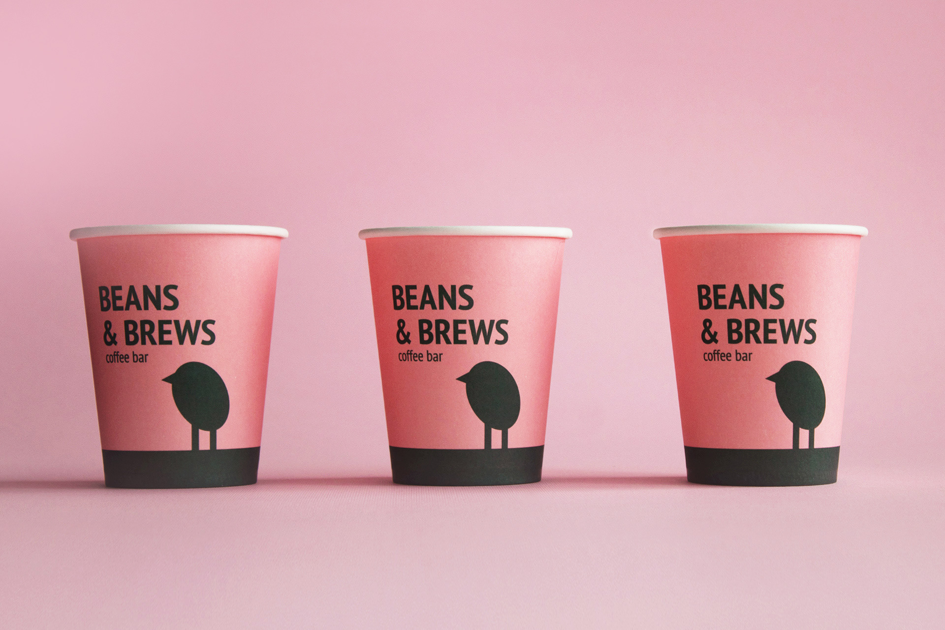 Beans & Brews Coffee Bar Branding By Canape Agency