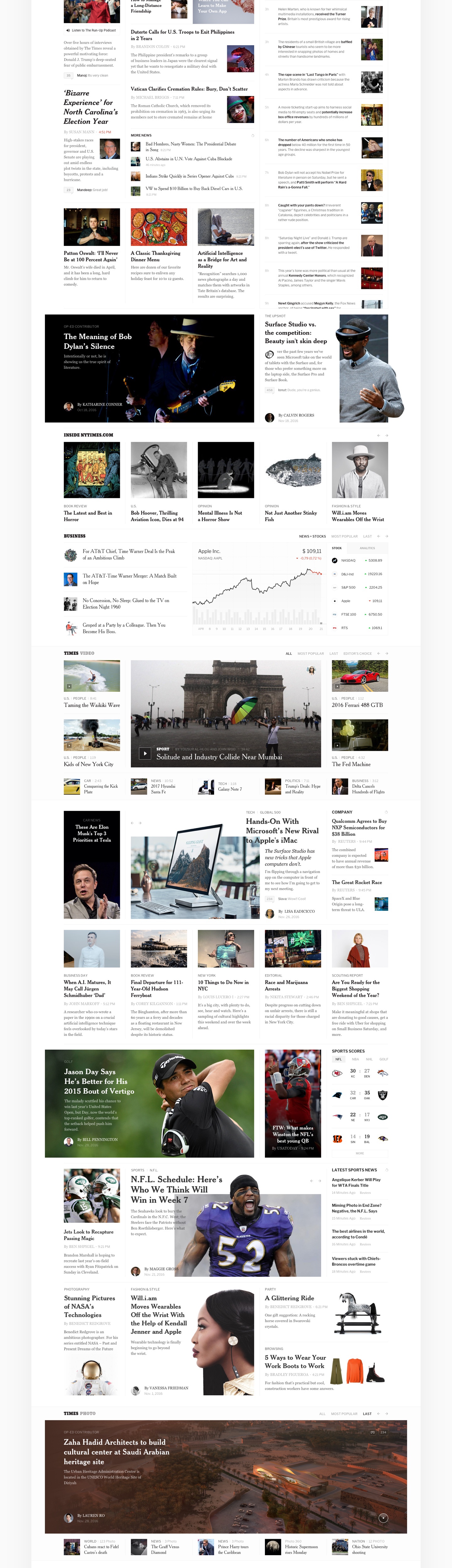 Editorial Design: The New York Times Redesign Concept