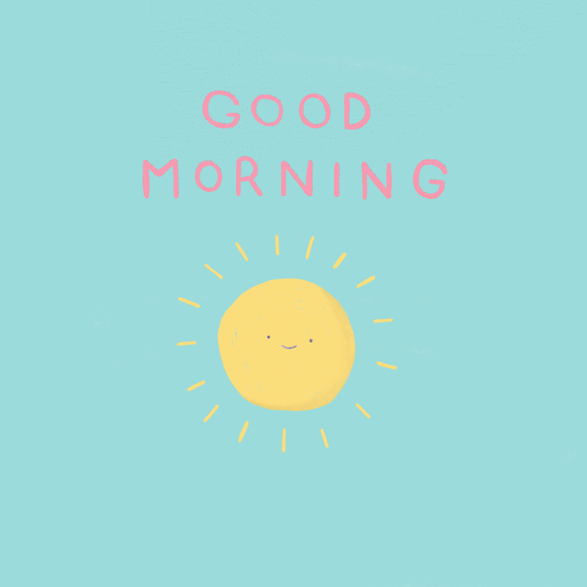 animation gif animated gif Procreate after effects Good Morning.