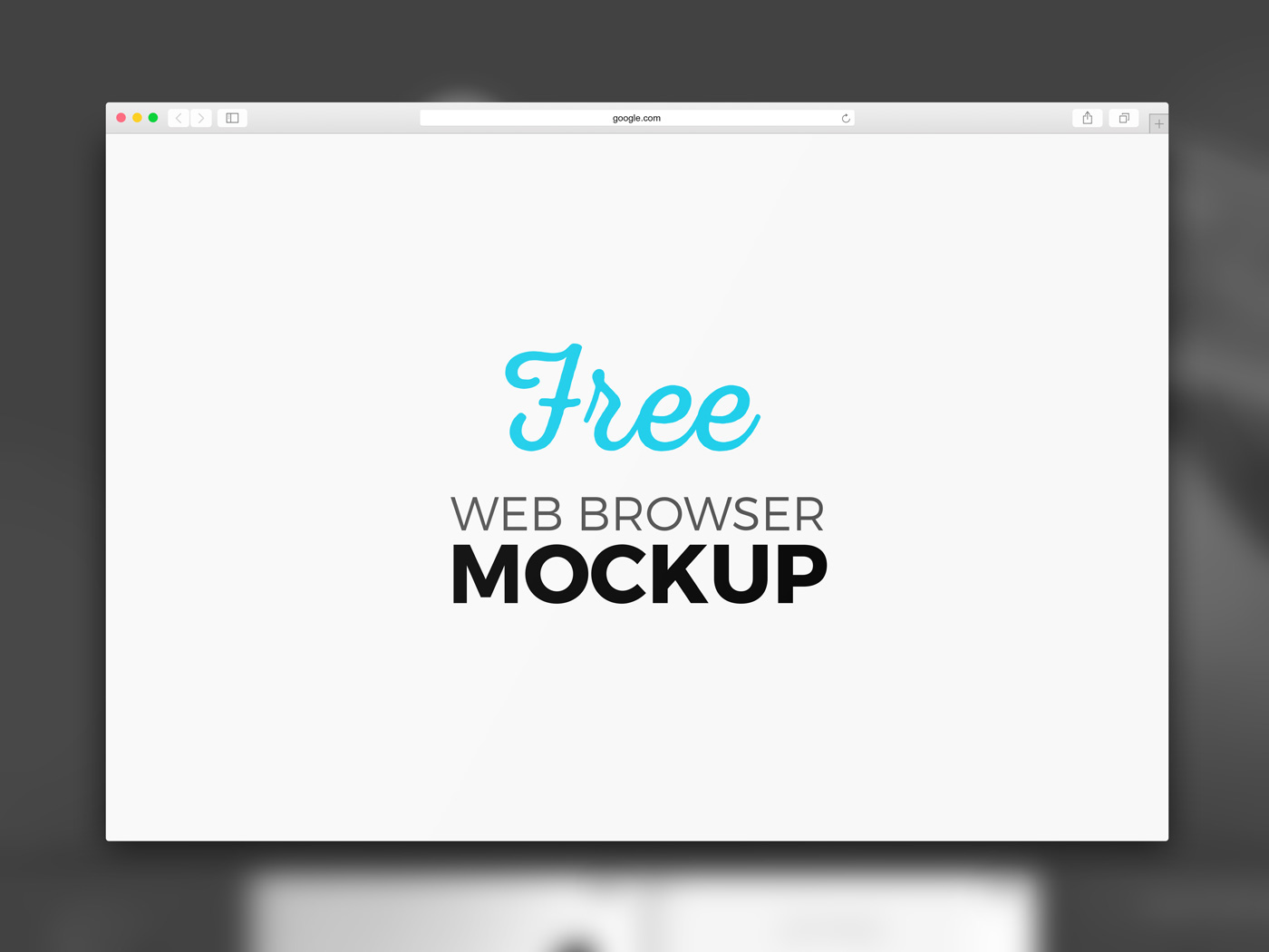 Download Free Web Browser Mockup Set Psd On Behance