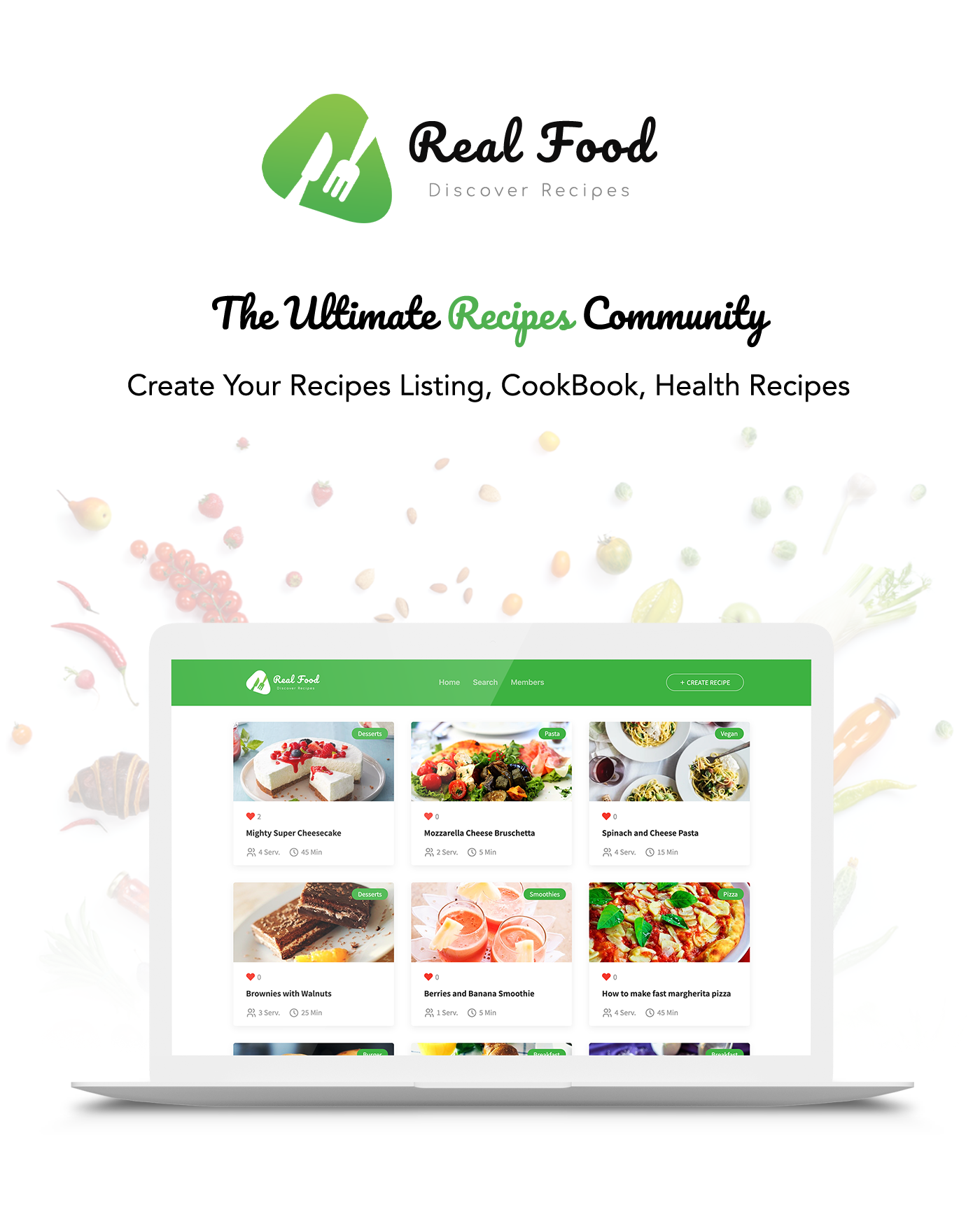 RealFood | The Ultimate PHP Recipes & Community Food - 1