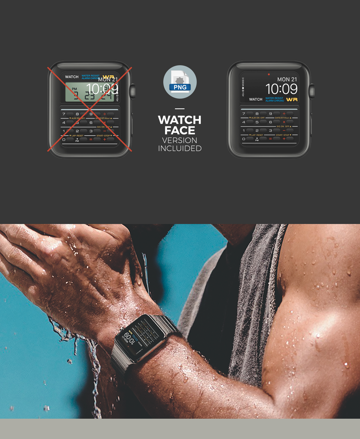 Casio Apple Watch - Free Sketch