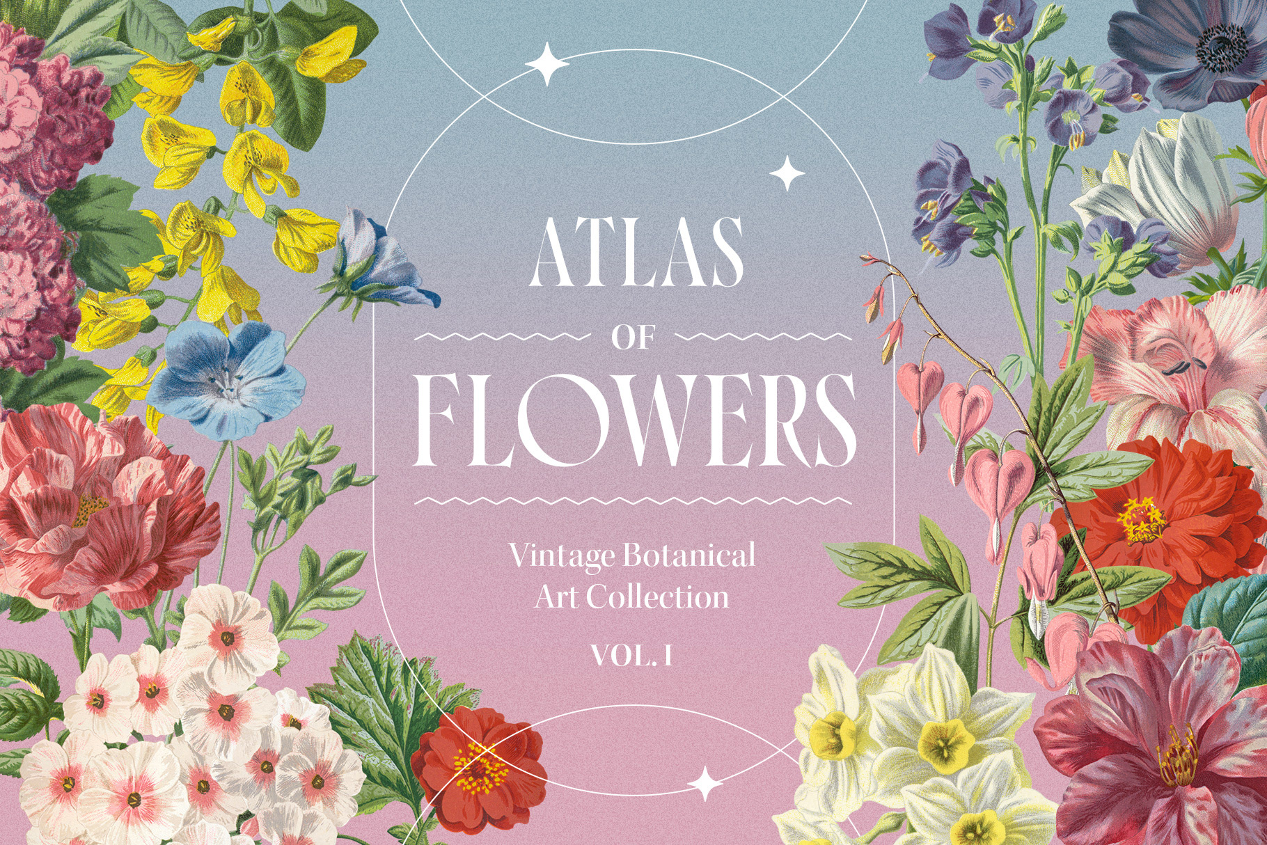 Atlas of Flowers – Botanical Art Set