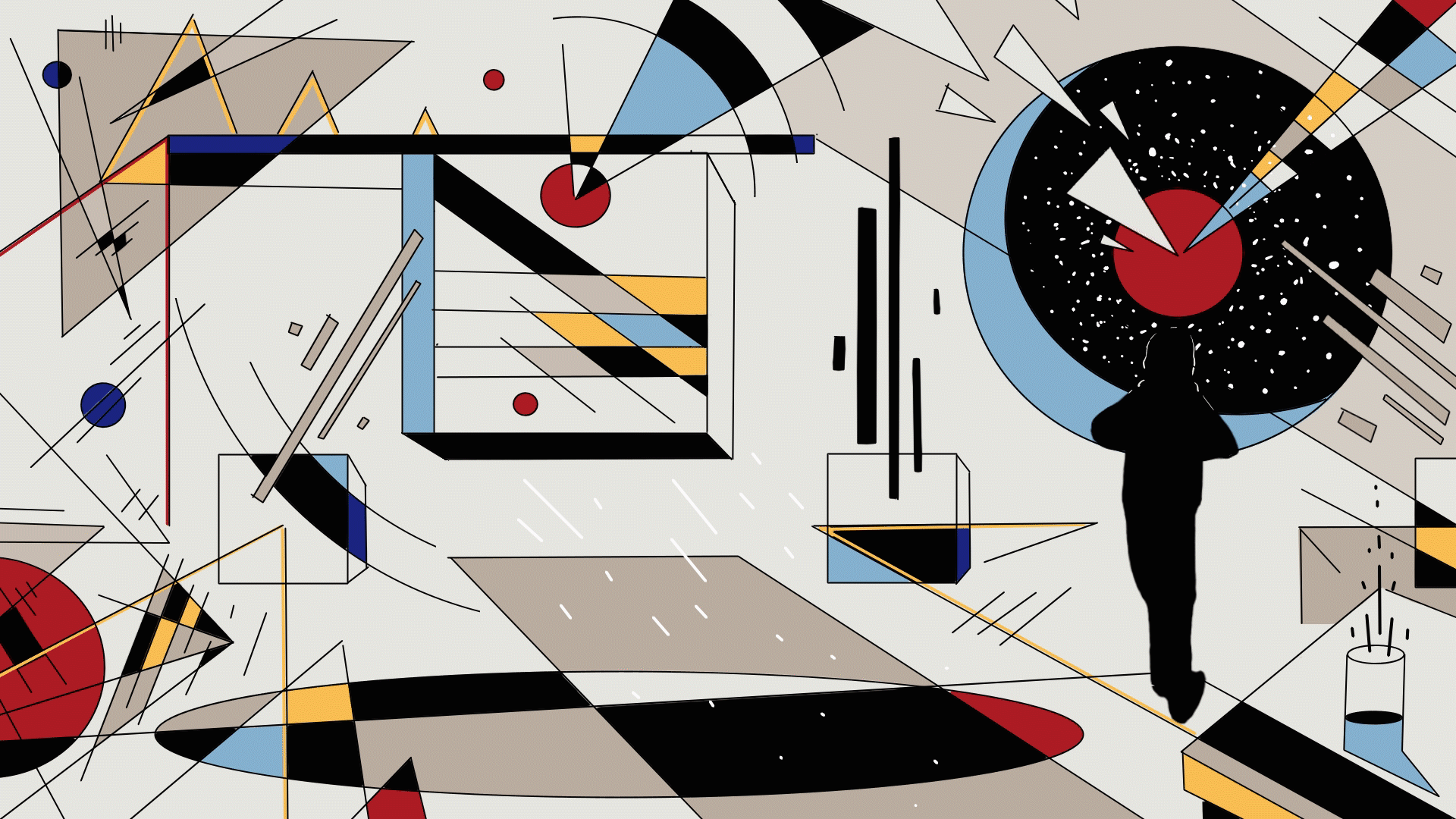 Abstracting Spaces (GIFS) on Behance