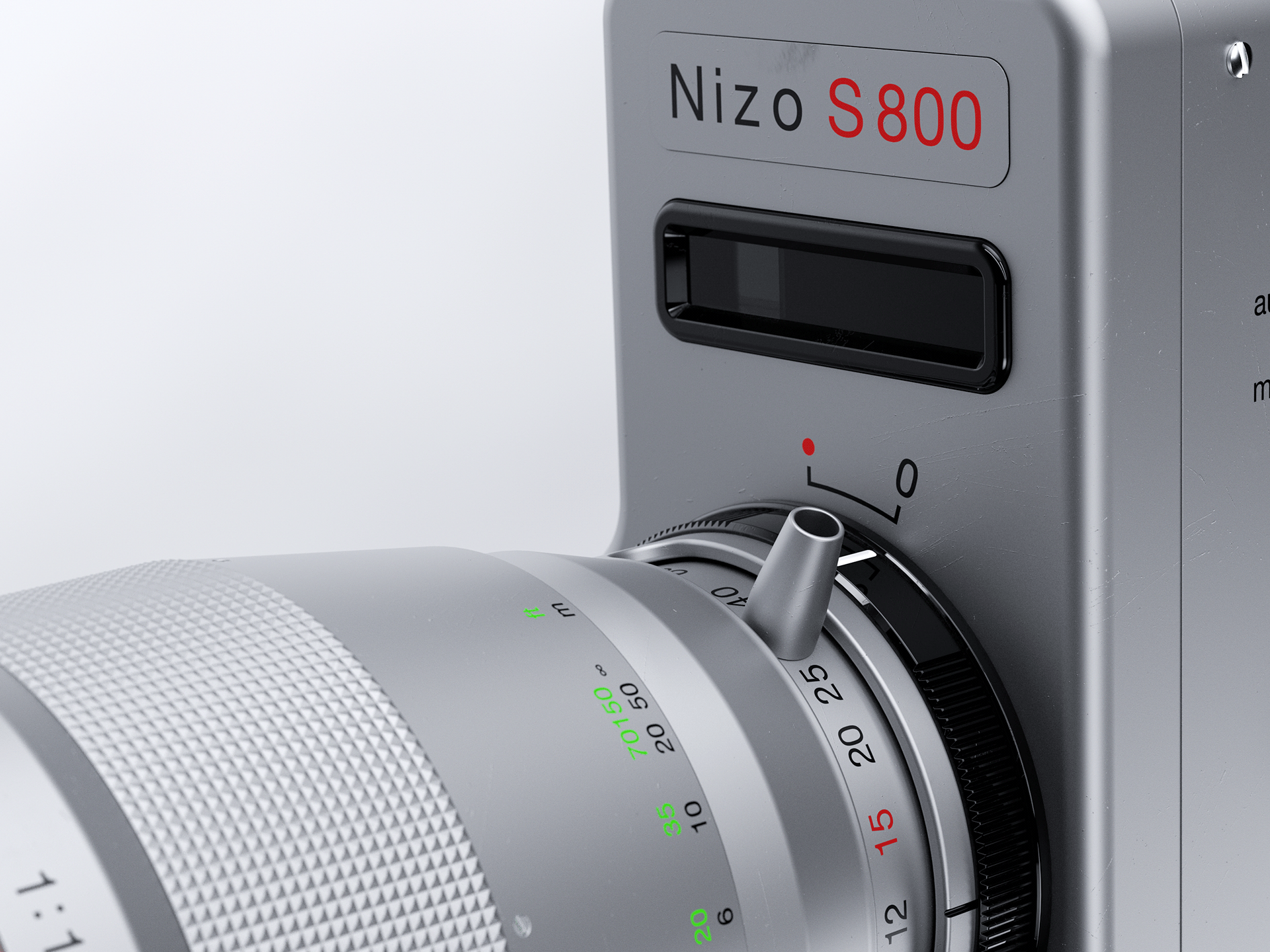 Nizo S 800 Braun Super 8 built-in 3D - Digital Art
