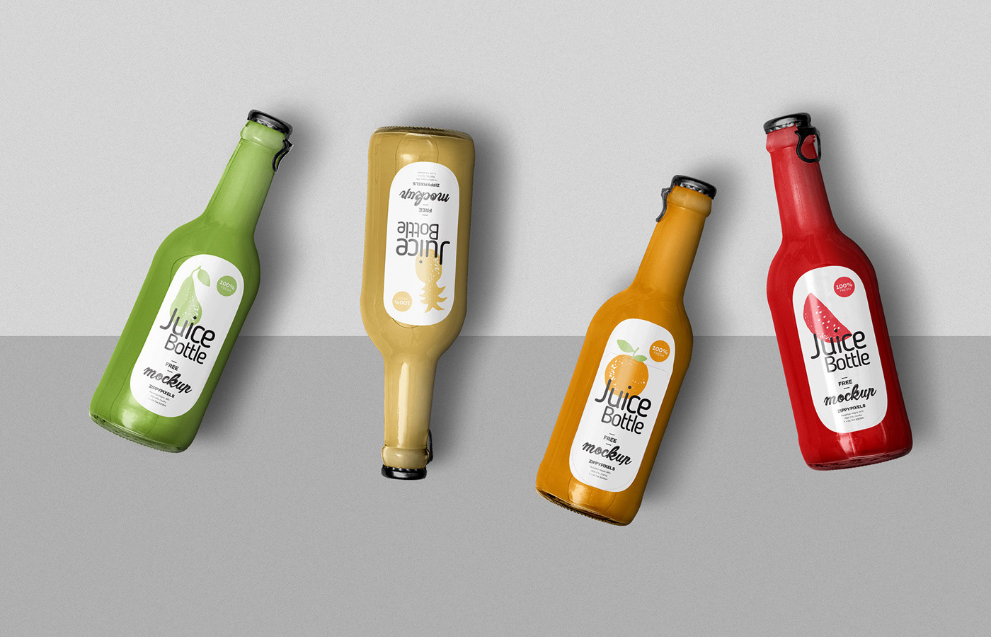 Download 20 Amazing Free Bottle Mockups For Packaging On Behance