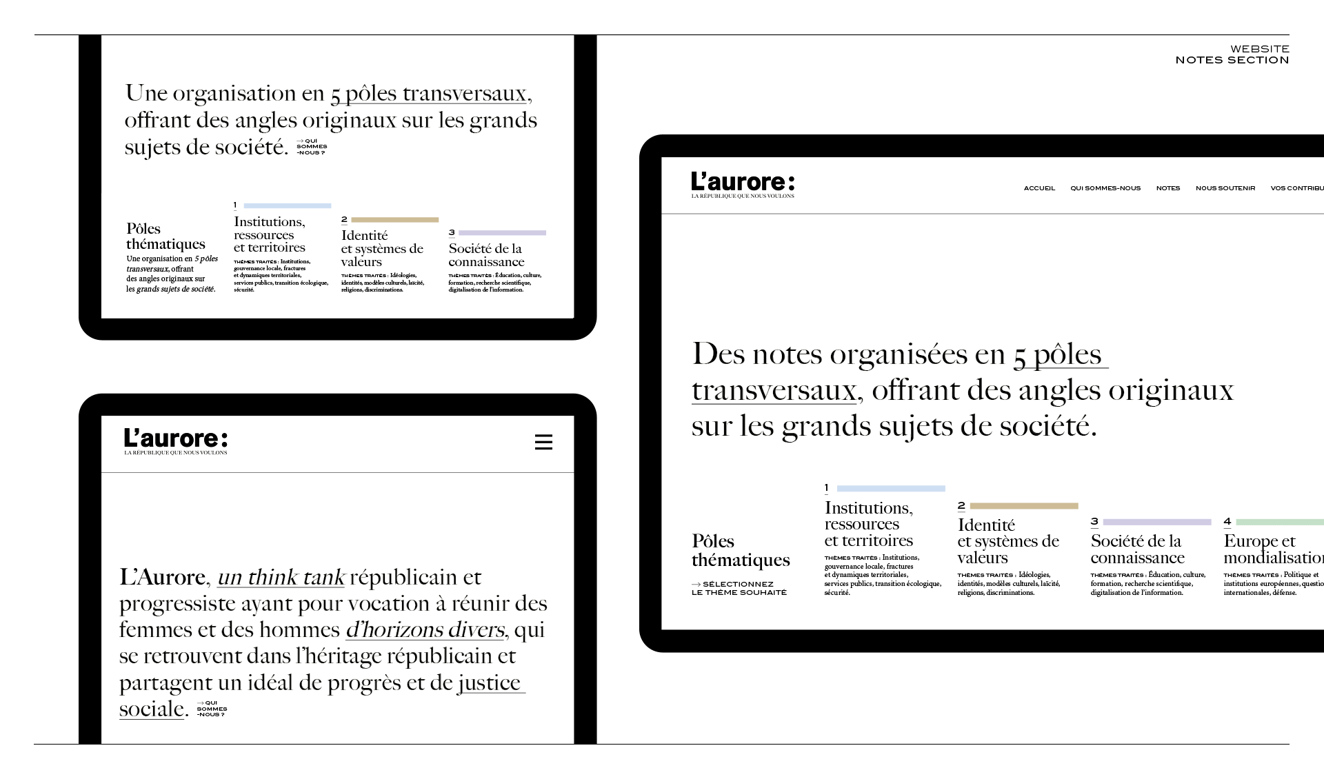 Brand design - L'aurore