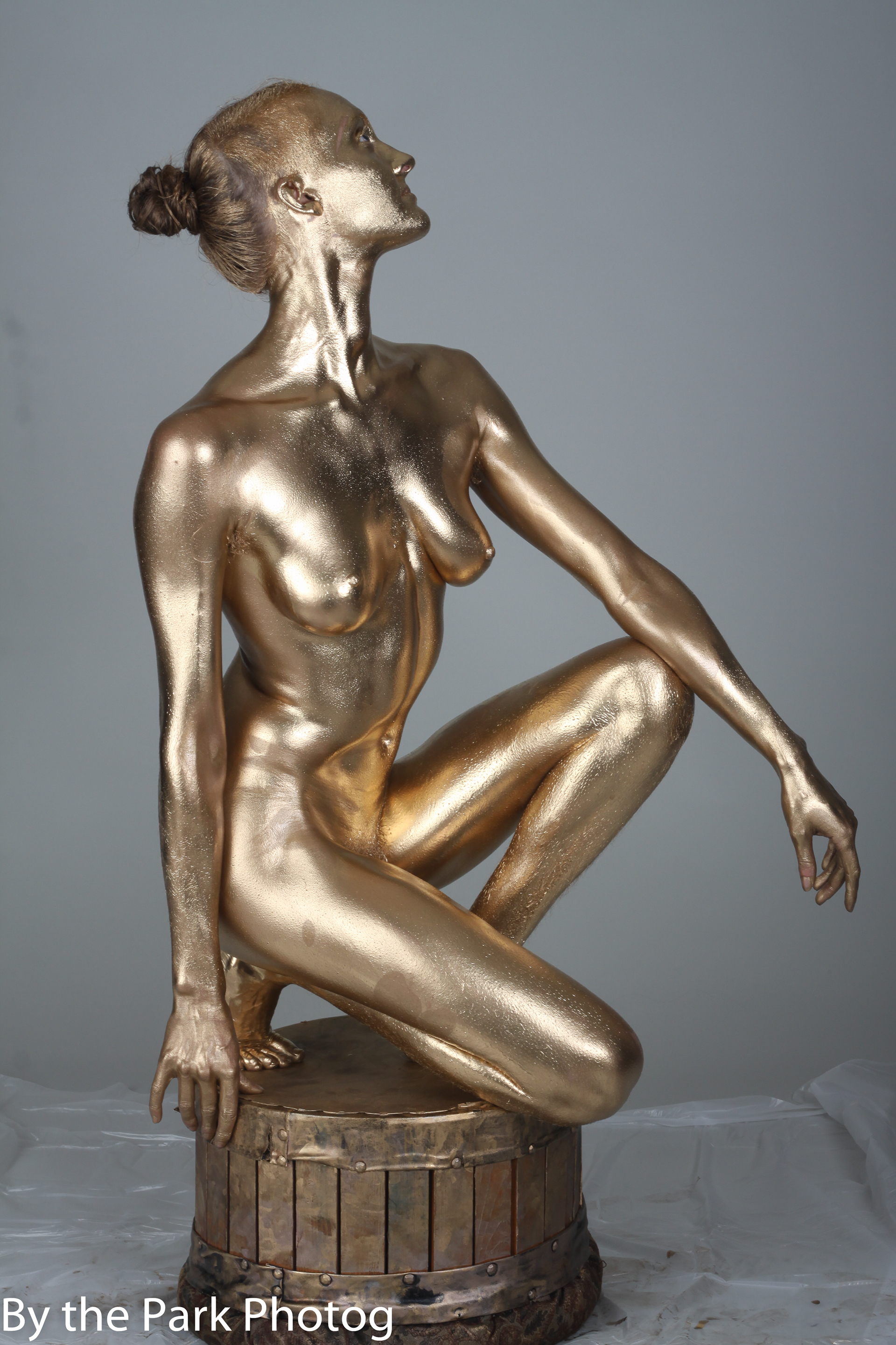 Naked Gold Body Paint