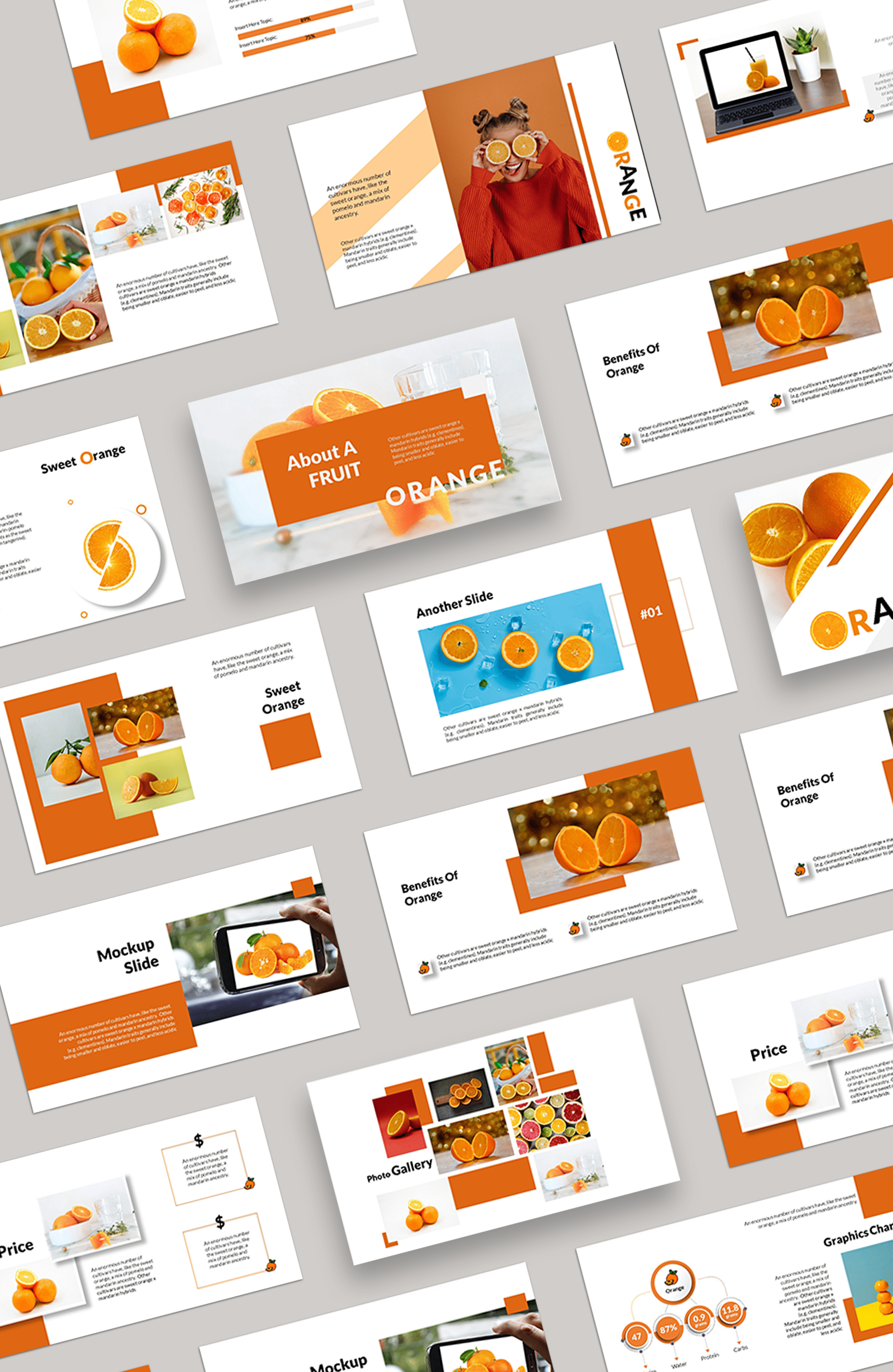 Orange: Powerpoint template