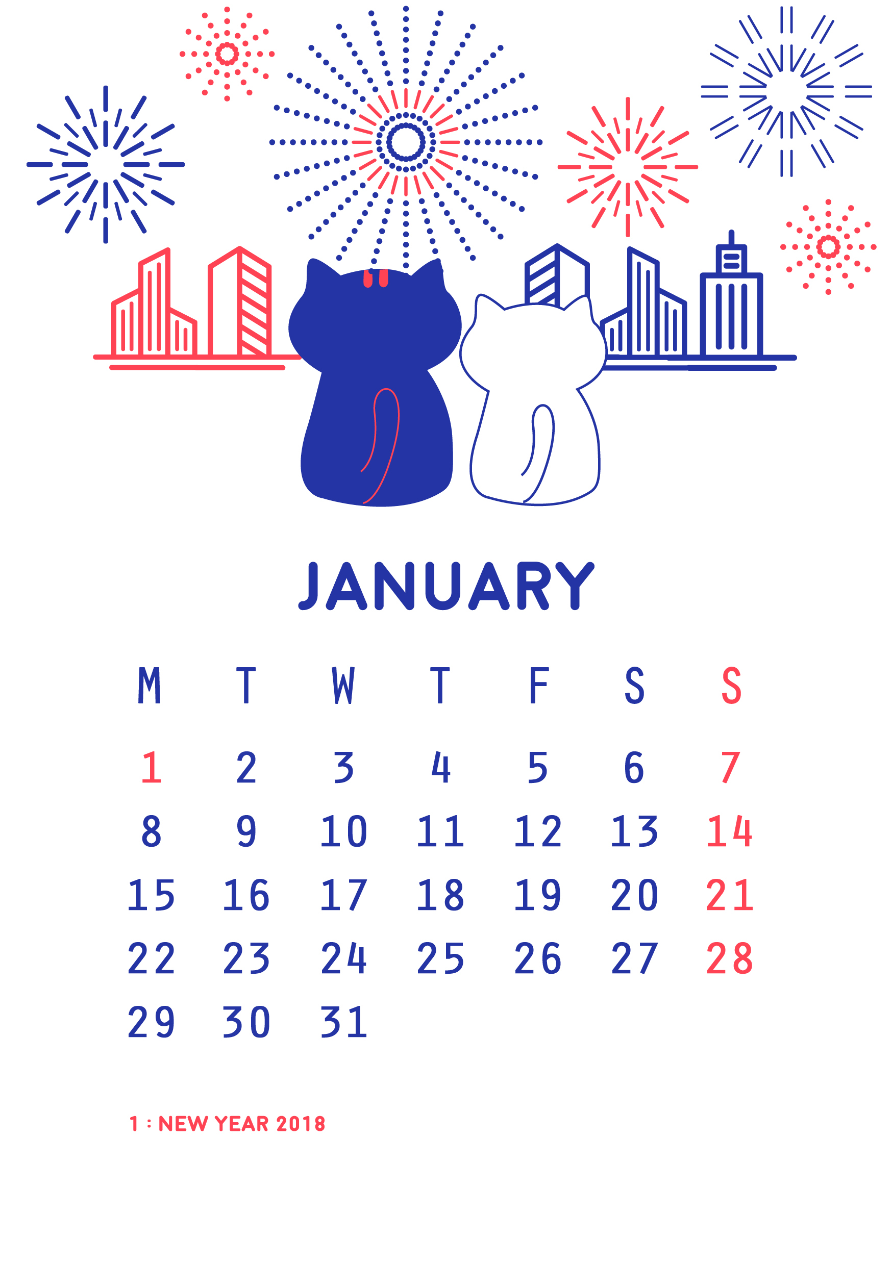 2018-calendar-on-behance