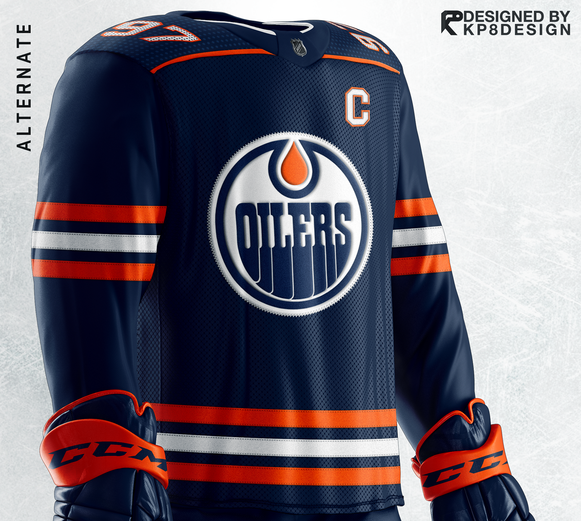 The New Edmonton Oilers third jersey is a modernized version of