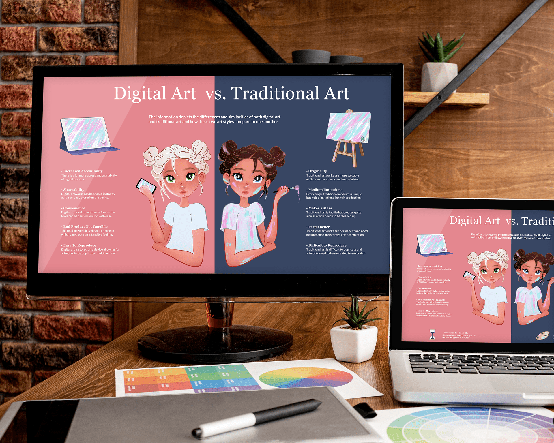 digital art vs traditional art essay