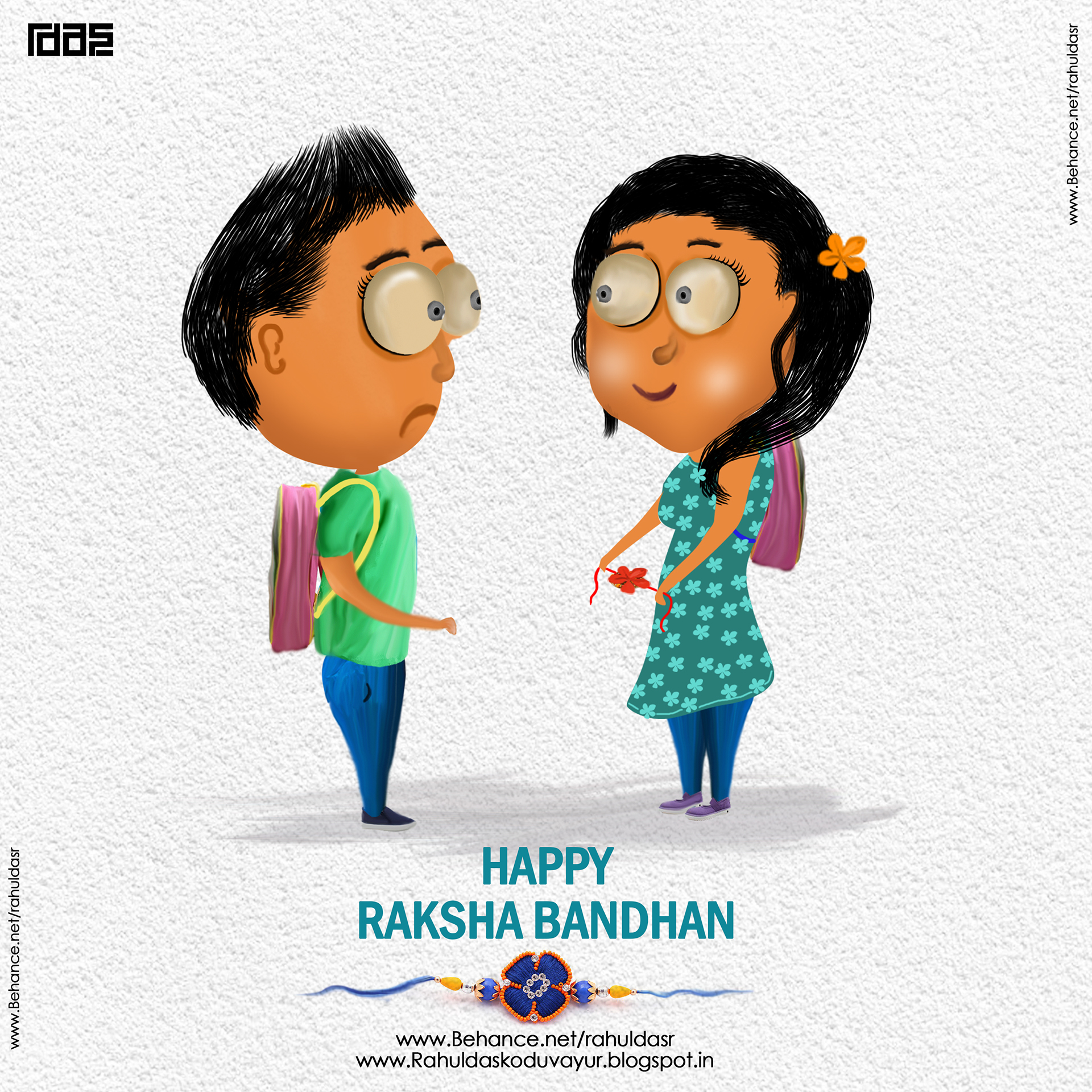 Raksha Bandhan Illustration | Behance