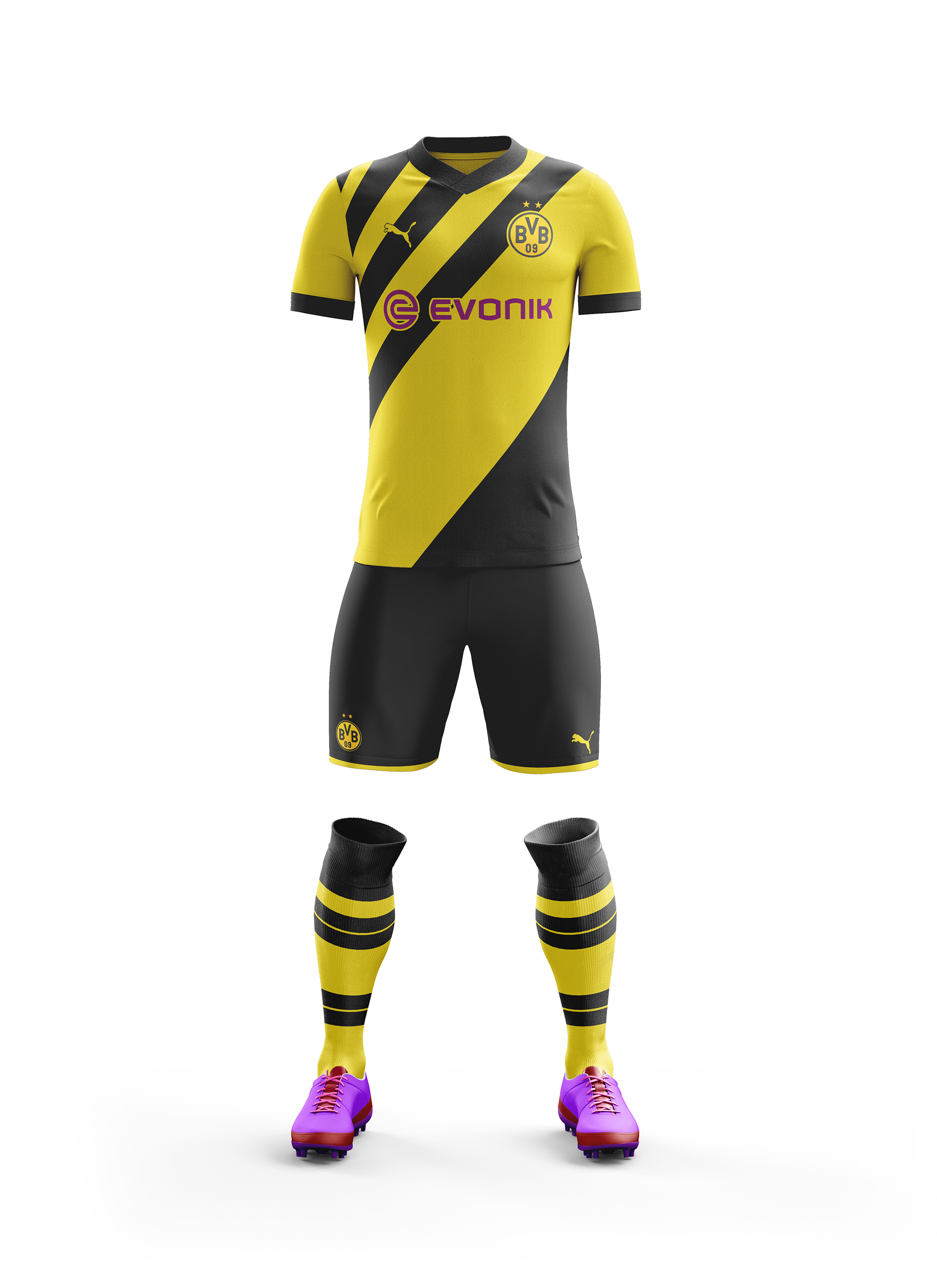 Borussia Dortmund Home Kit Concept - 2017-2018 Season on Behance