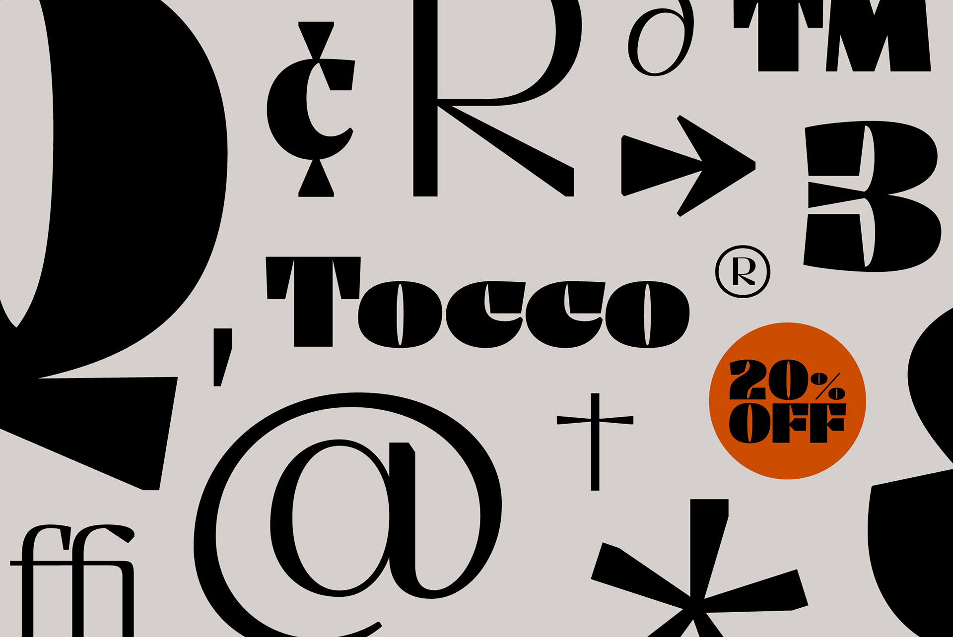 Tocco – Display Font on Behance