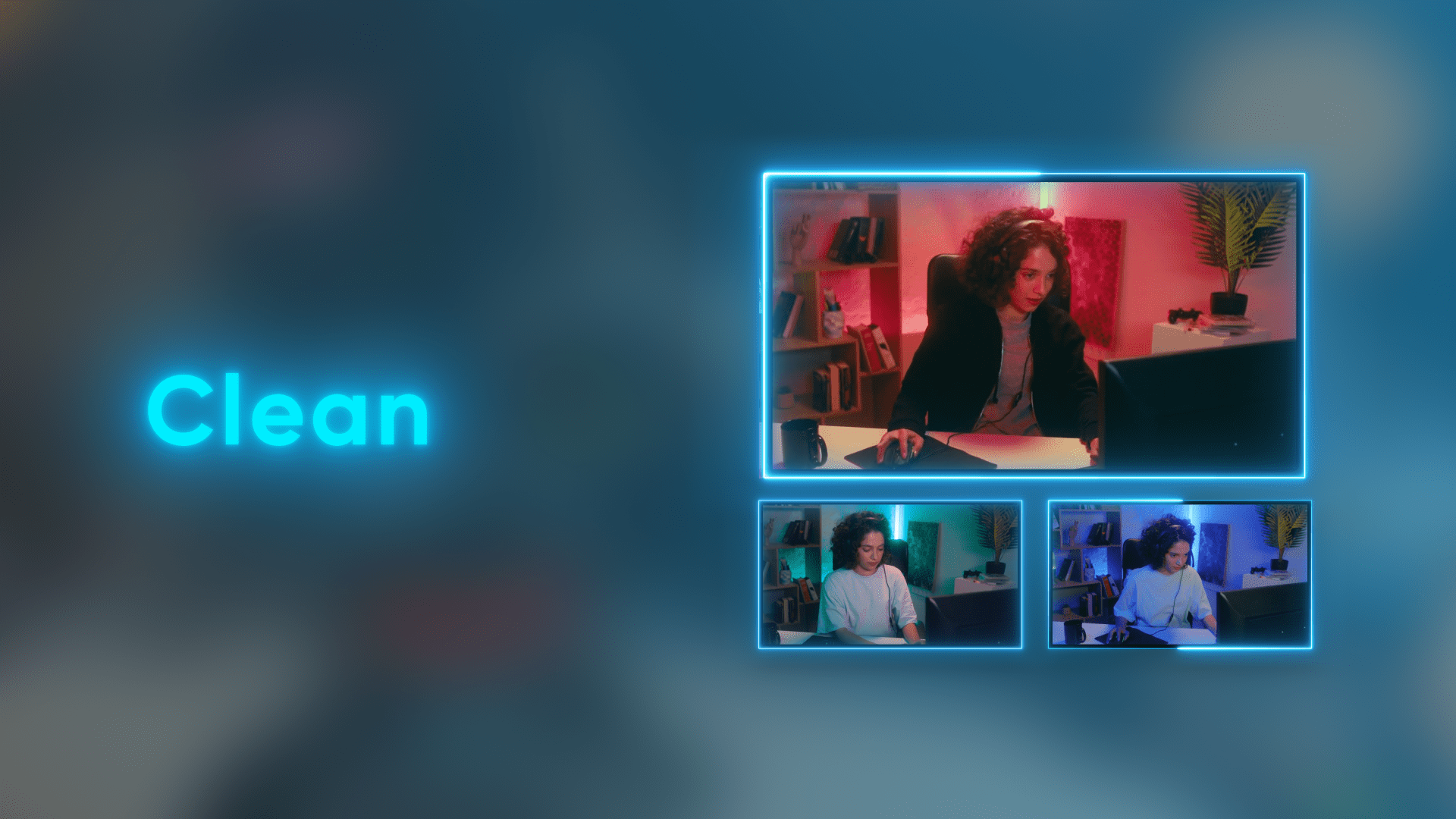 FREE Animated Neon Webcam Overlay Pack for OBS Studio | Behance