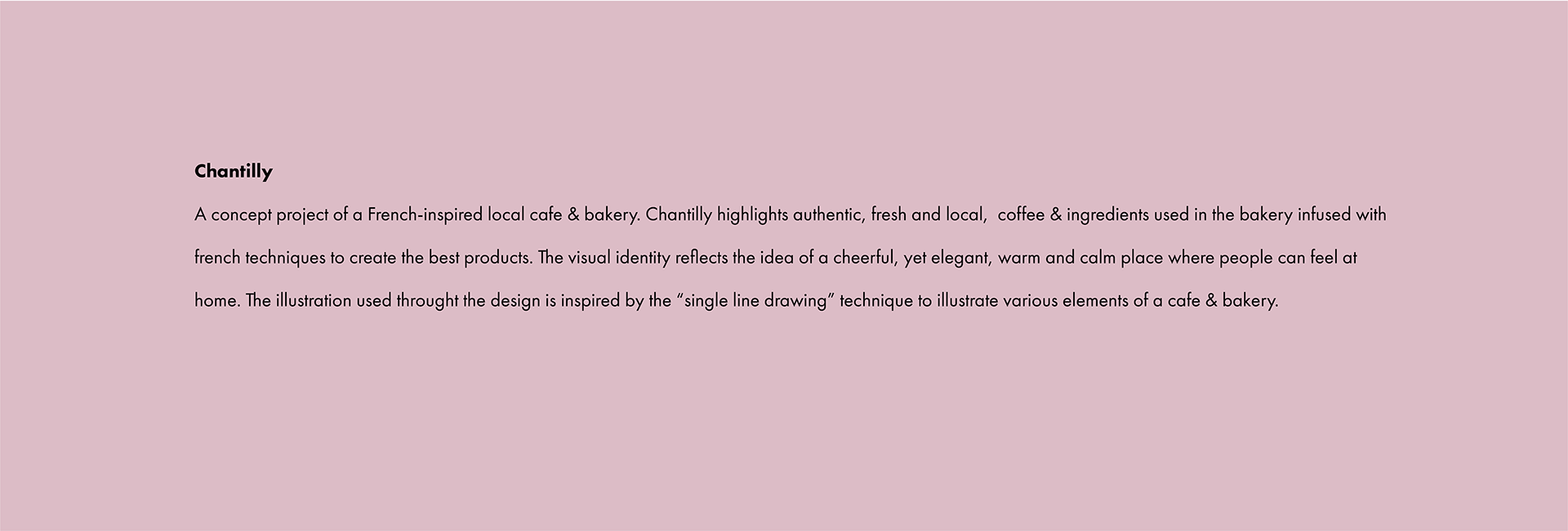 Chantilly // Cafe & Bakery Branding on Behance