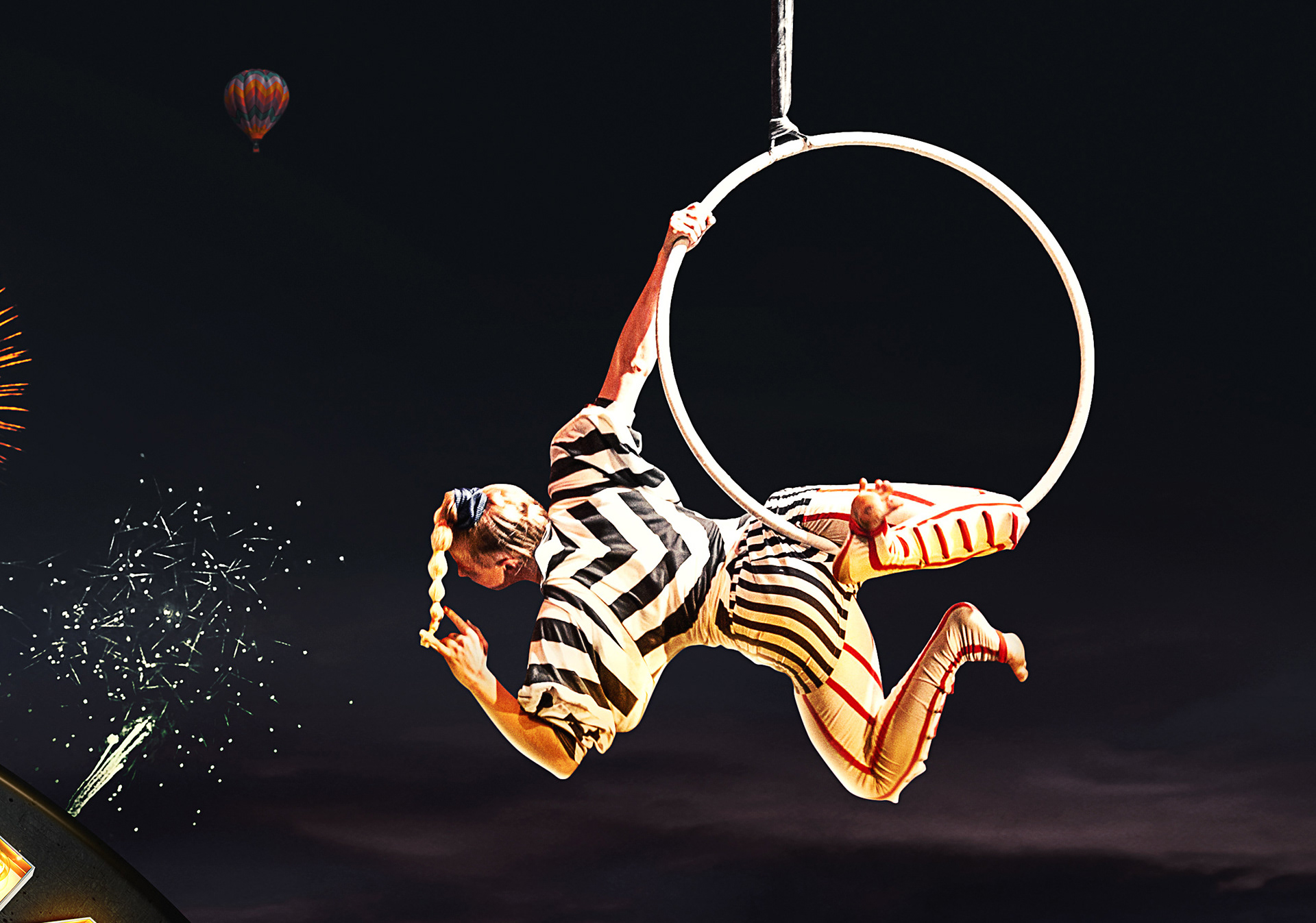 Гимнастки в цирке выступление