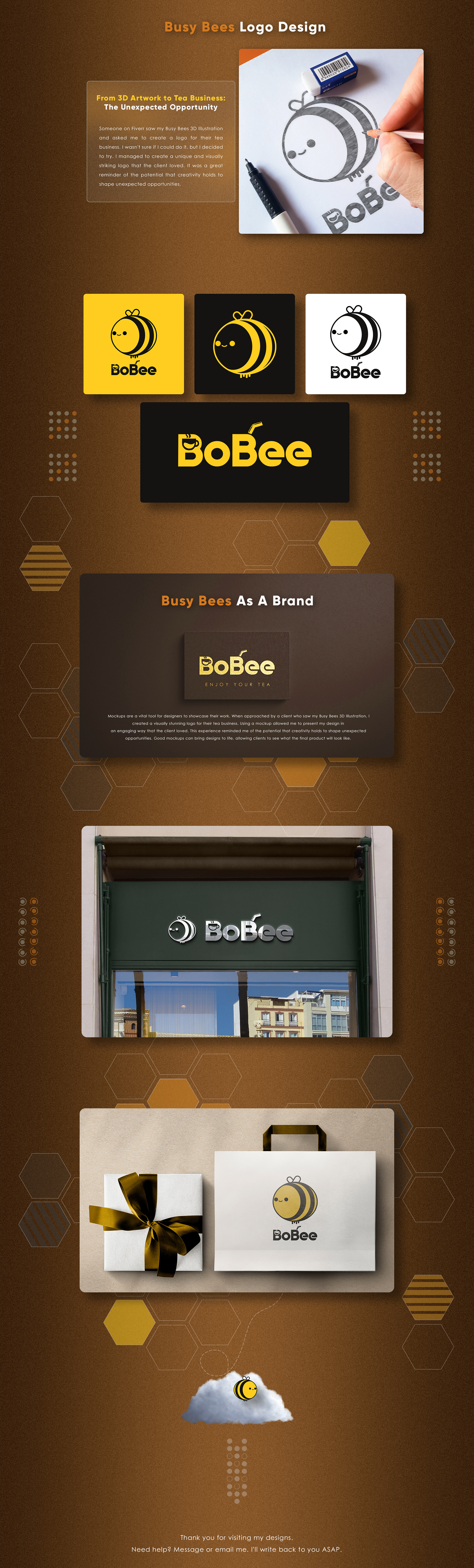 Bobee inspired by Busy Bees 3D Illustration