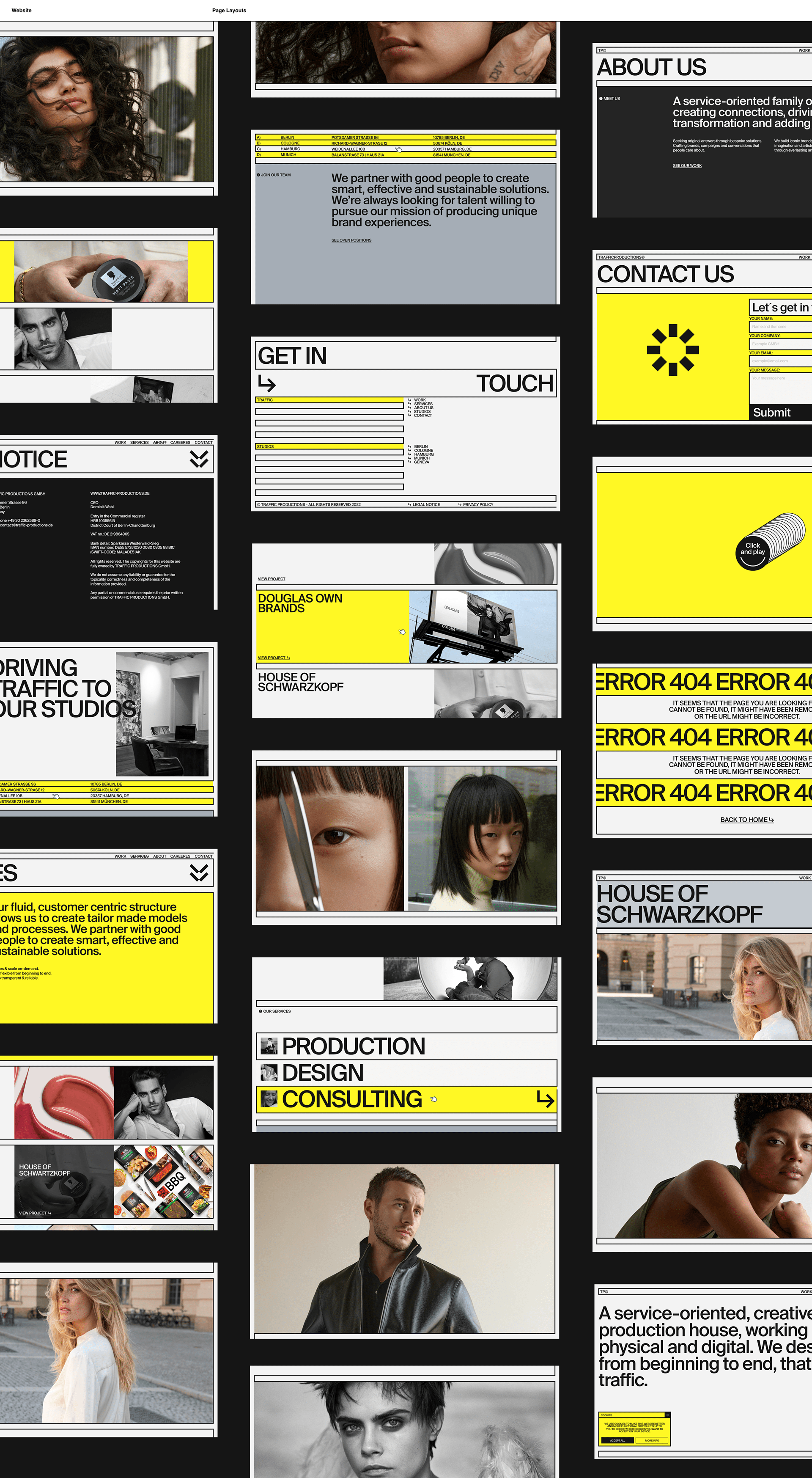 Traffic-Productions.de — Brand Identity & Website