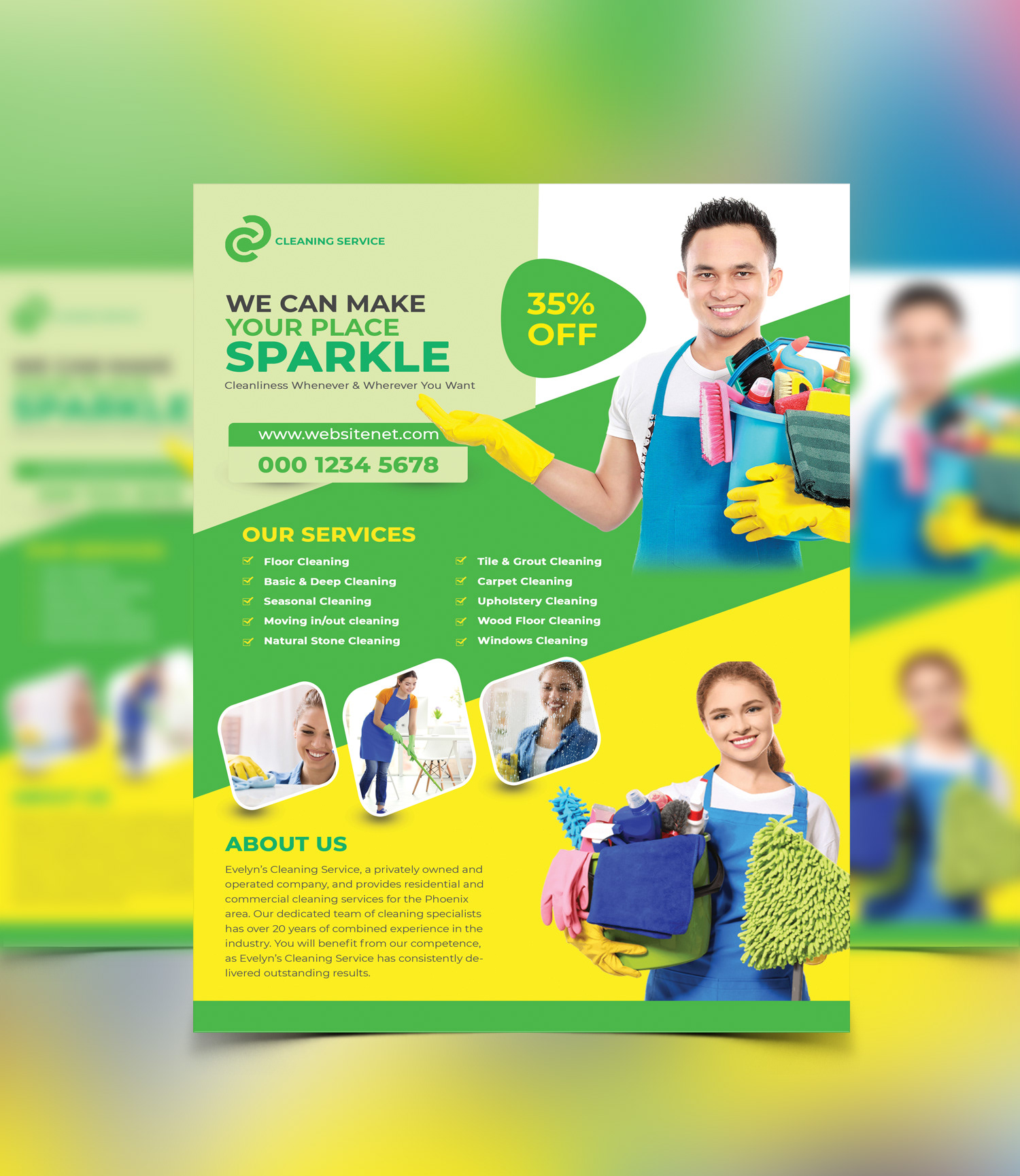 Cleaning Services Flyer  Behance Pertaining To Flyers For Cleaning Business Templates