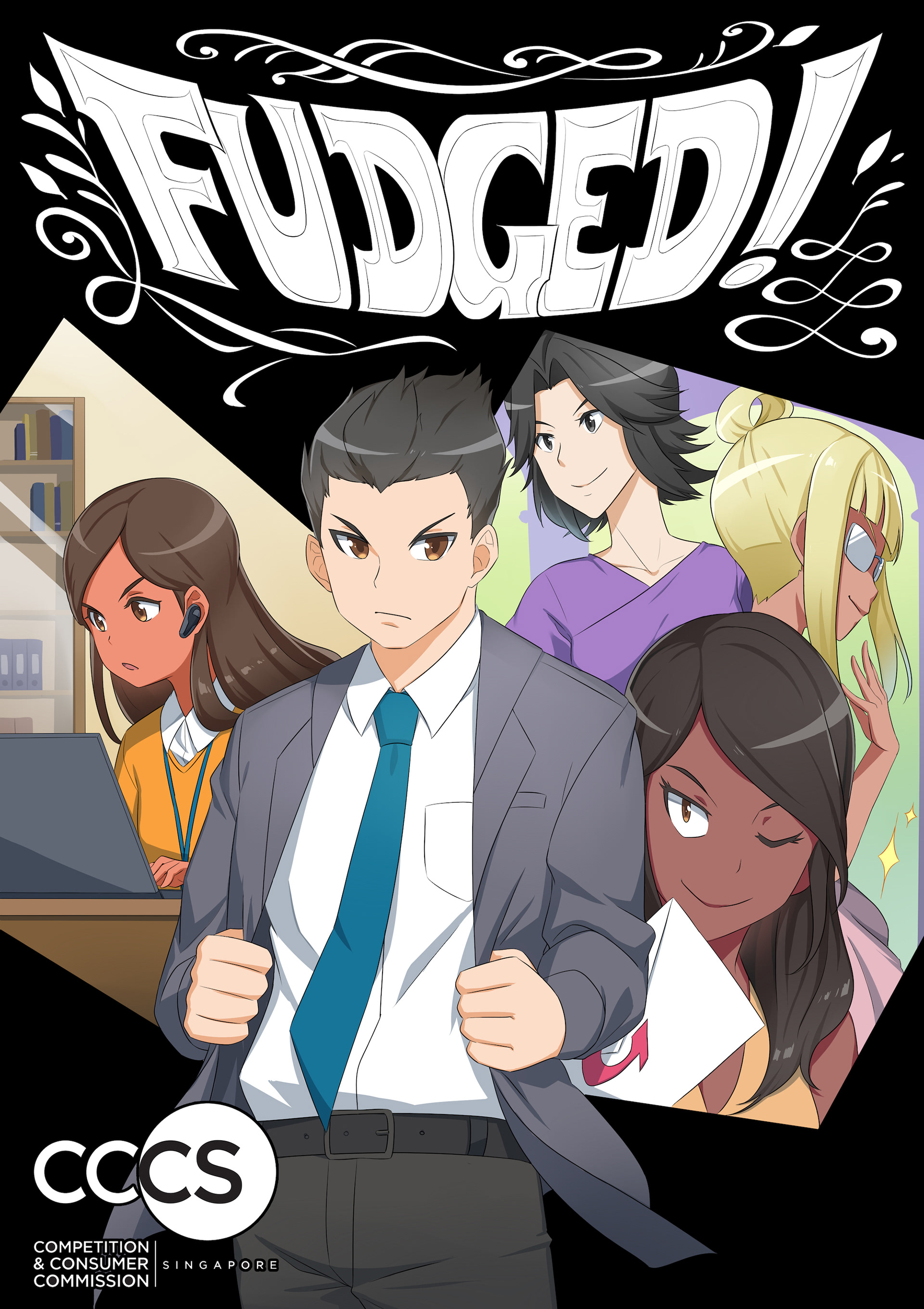 Fudged manga cover art