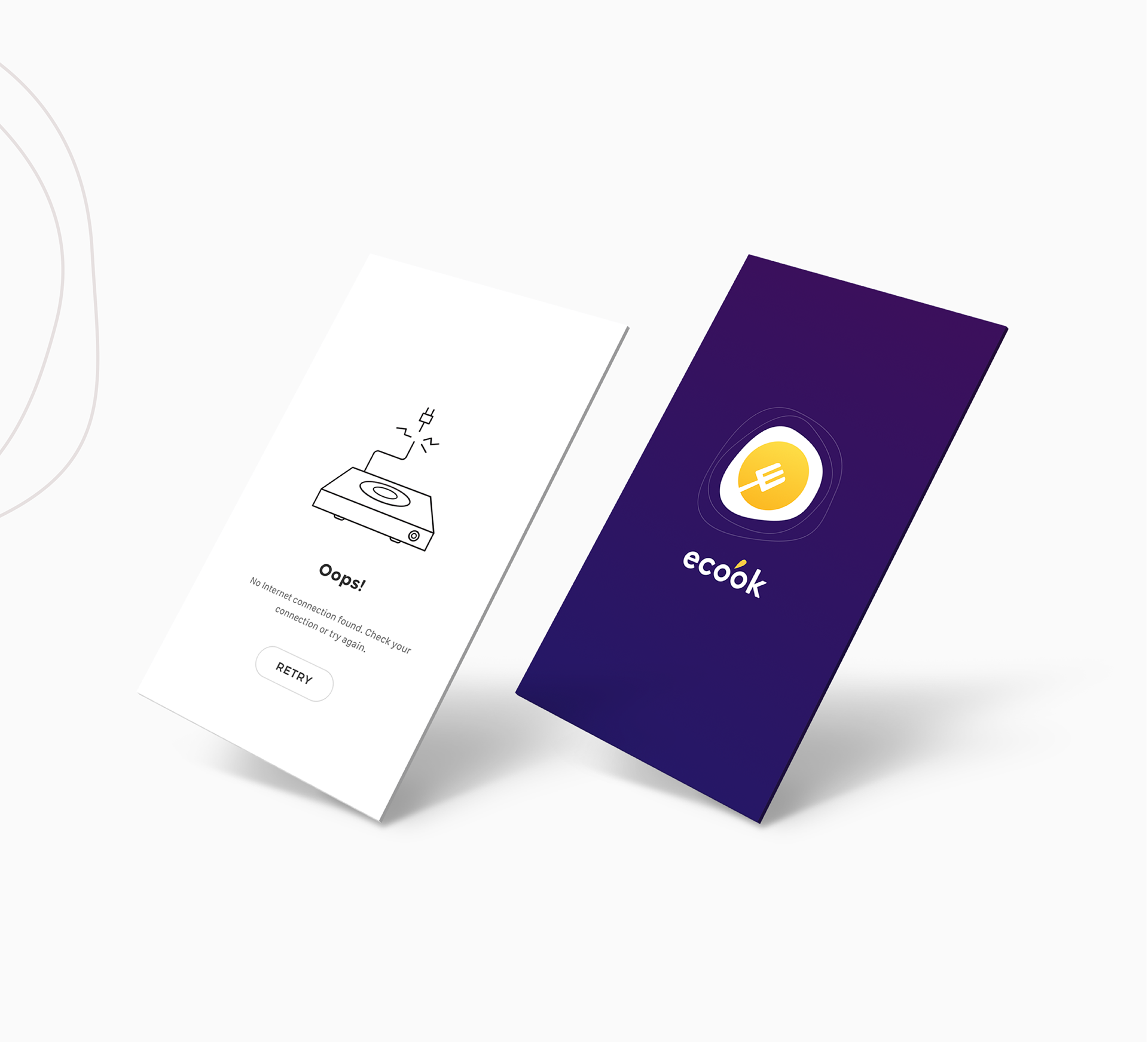 Interaction Design & UI/UX of the Ecook App Concept