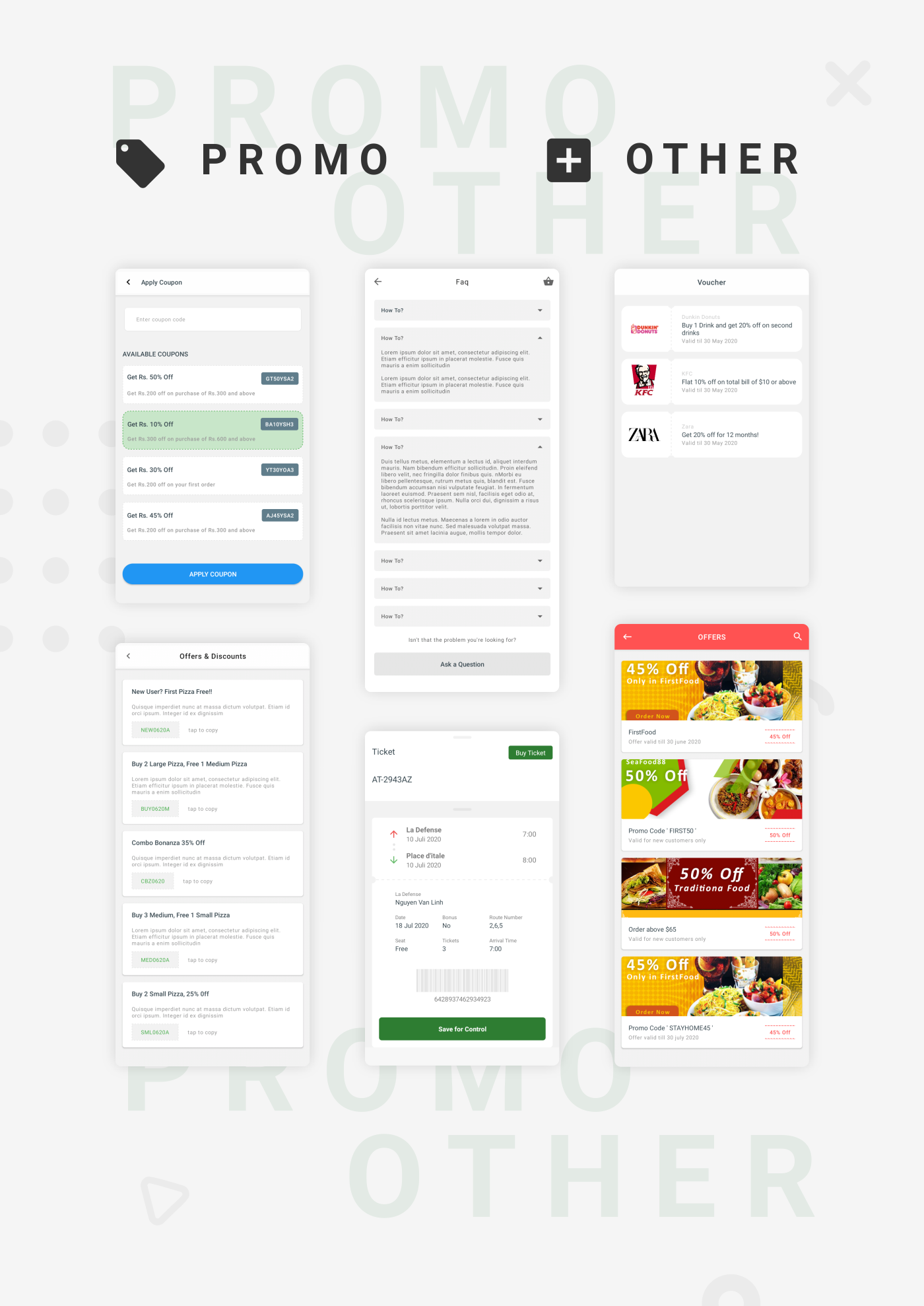 Ecommerce App Ui Kit By Md Faysal Rabby On Dribbble