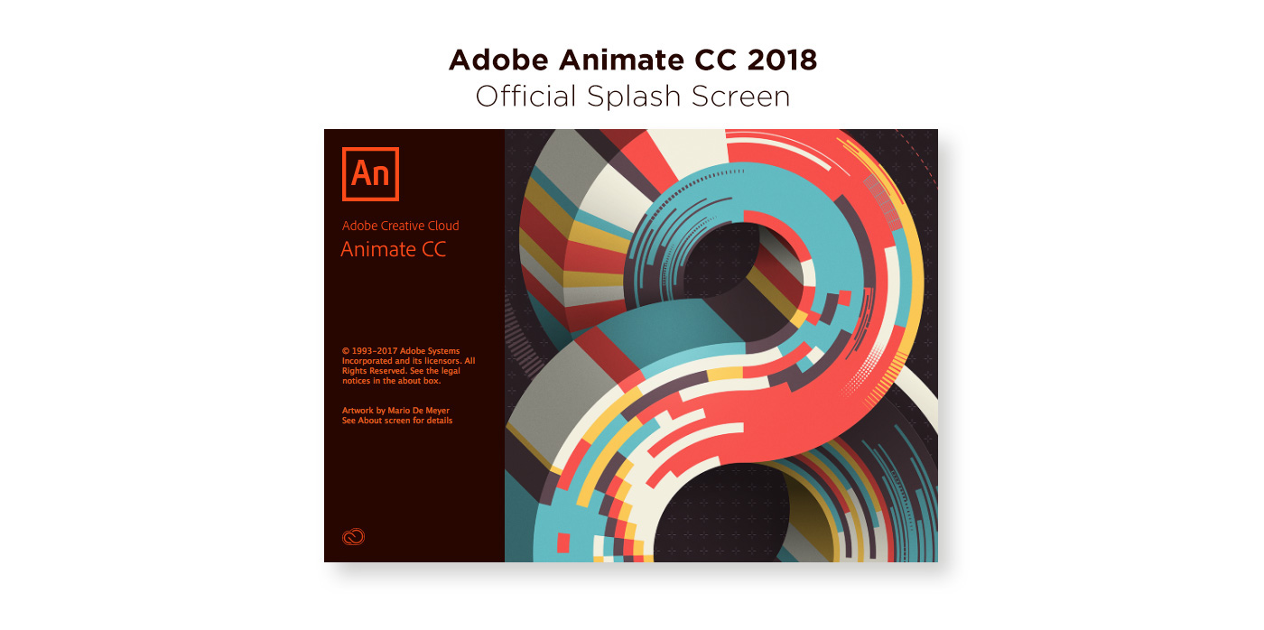 Adobe Animate CC 2018 - Official Splash Screen on Behance