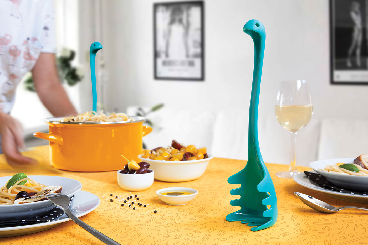 NEW!! PAPA NESSIE Pasta spoon By Ototo Design 