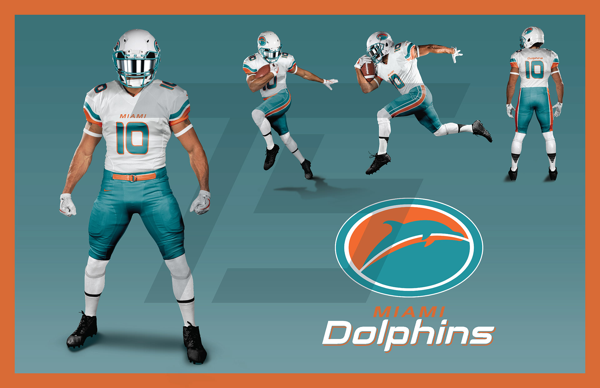 Miami Dolphins Uniform Redesign | Behance