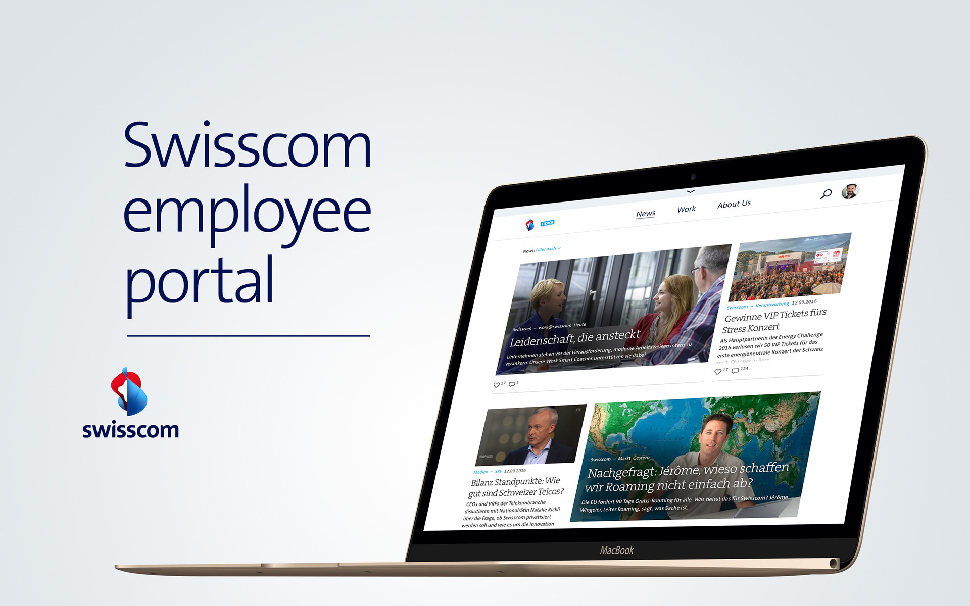 17. Опубликовано: 27 апреля 2017 г. 4. Swisscom Employee Portal. 