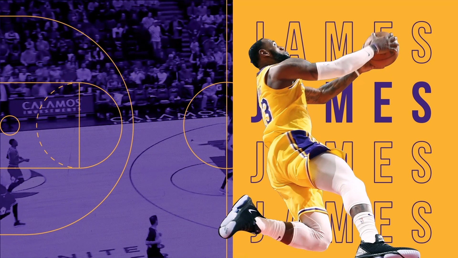 Lebron James - Lakers - 3D Motion Design