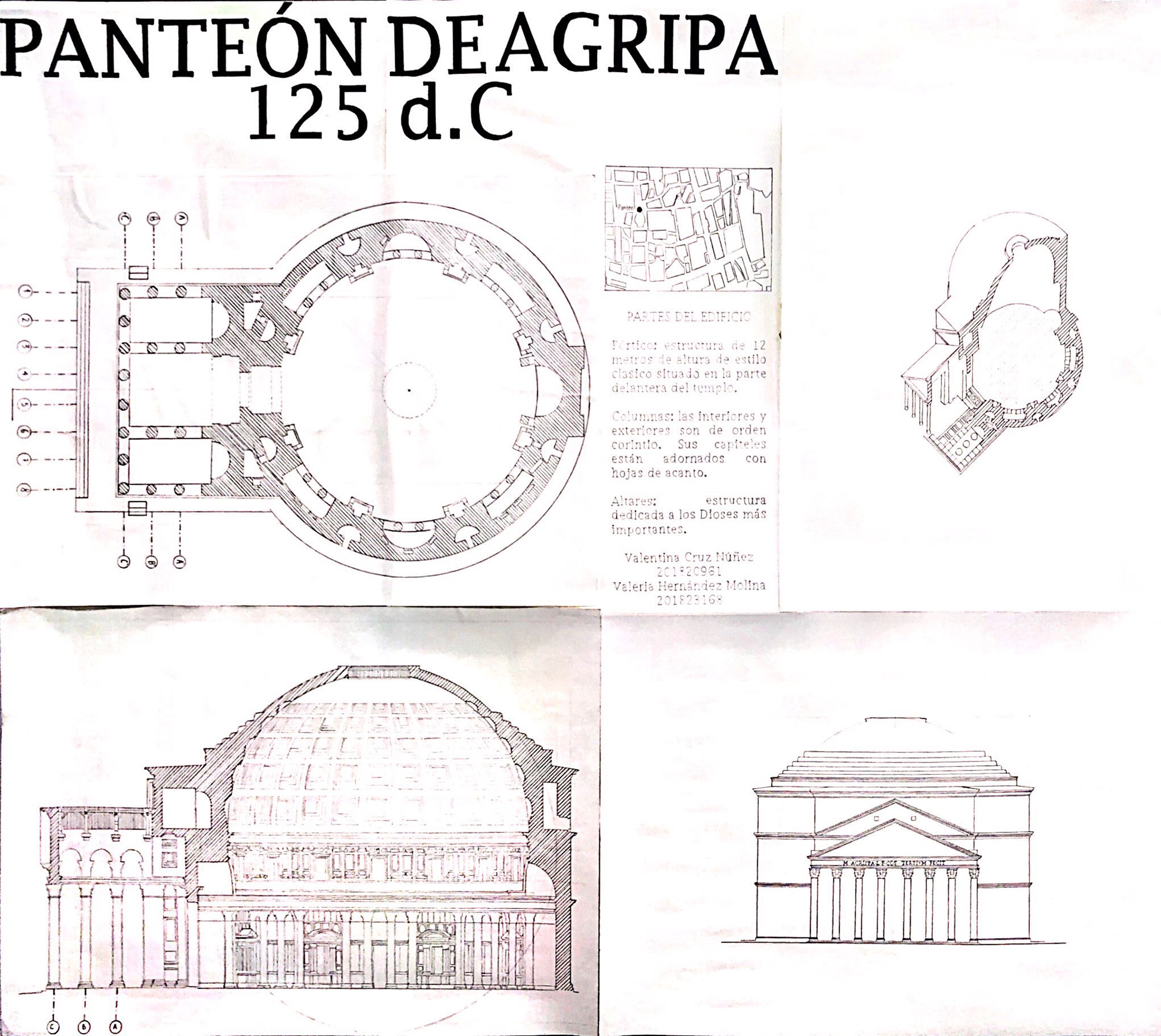 Taller Historia 1_ Panteon de Agripa _2019-1 on Behance