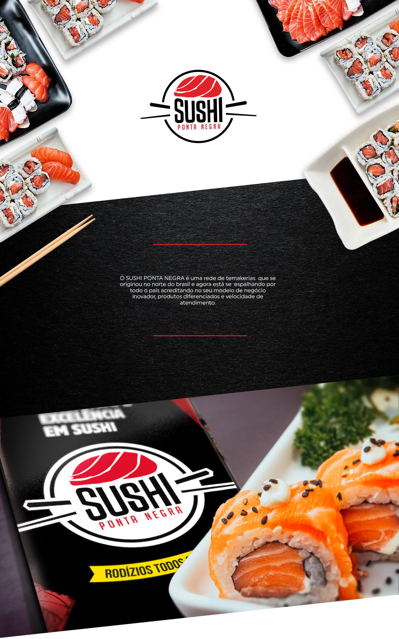 Sushi Ponta Negra - Branding on Behance