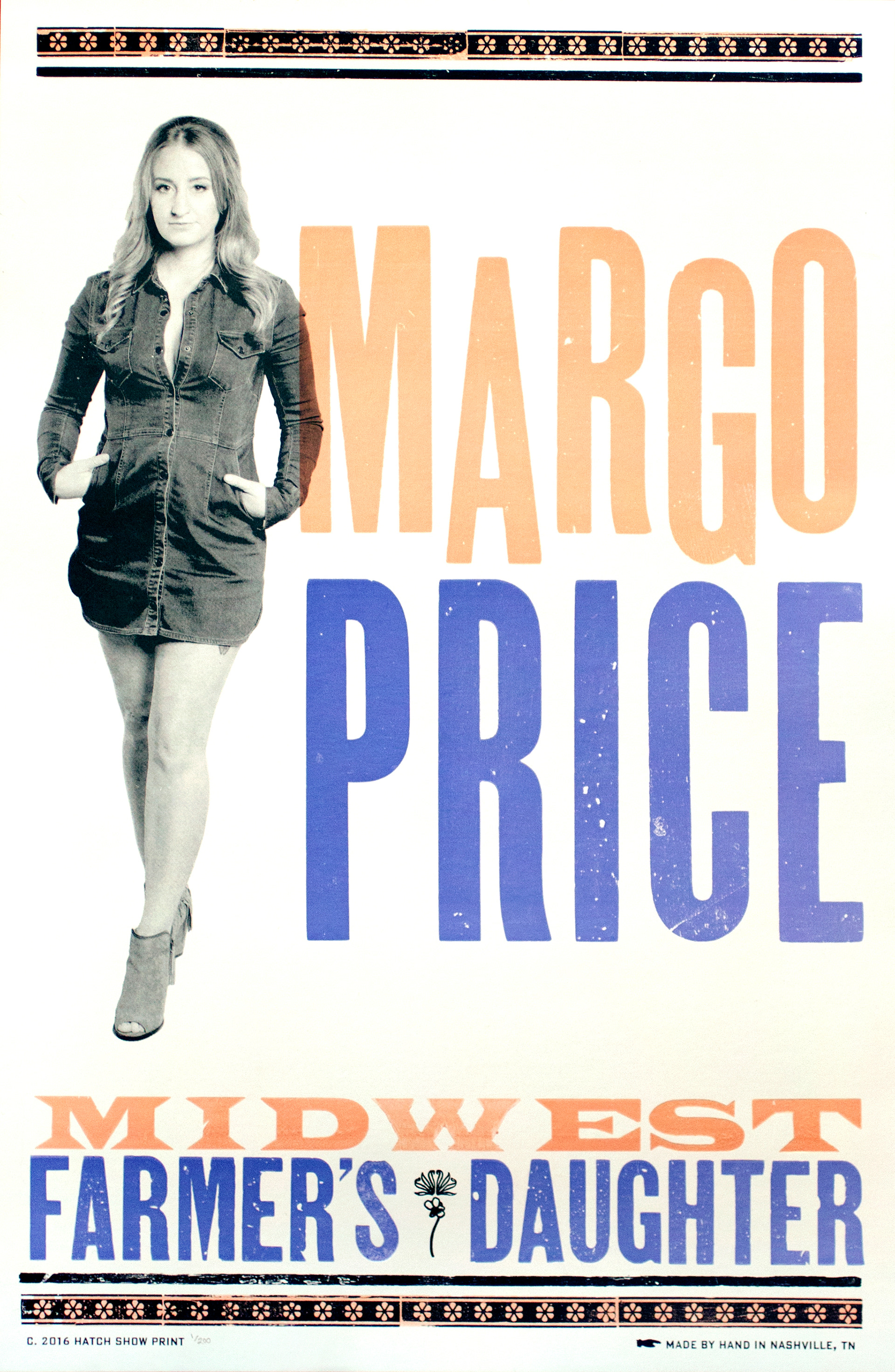 F-573 Midwest Farmer's Daughter Margo Price Album Hot Fabric Poster