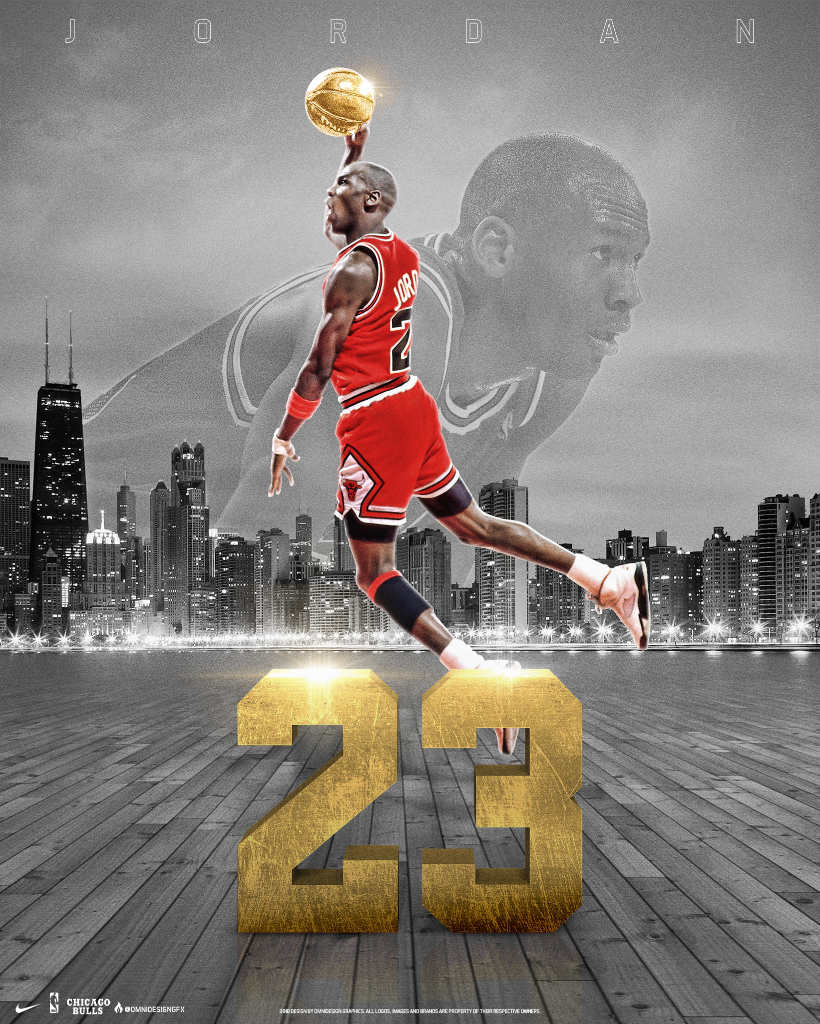 michael jordan MJ air jumpman chicago bulls poster basketball NBA.