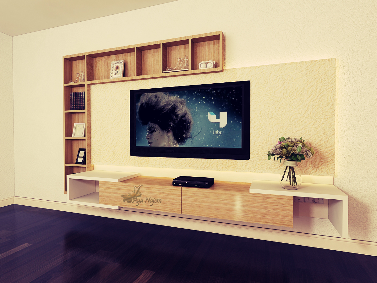 Simple TV wall Design on Behance