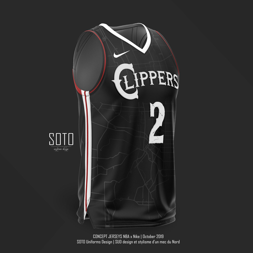 Los Angeles CLIPPERS Nike NBA jersey by SOTO UD on Behance