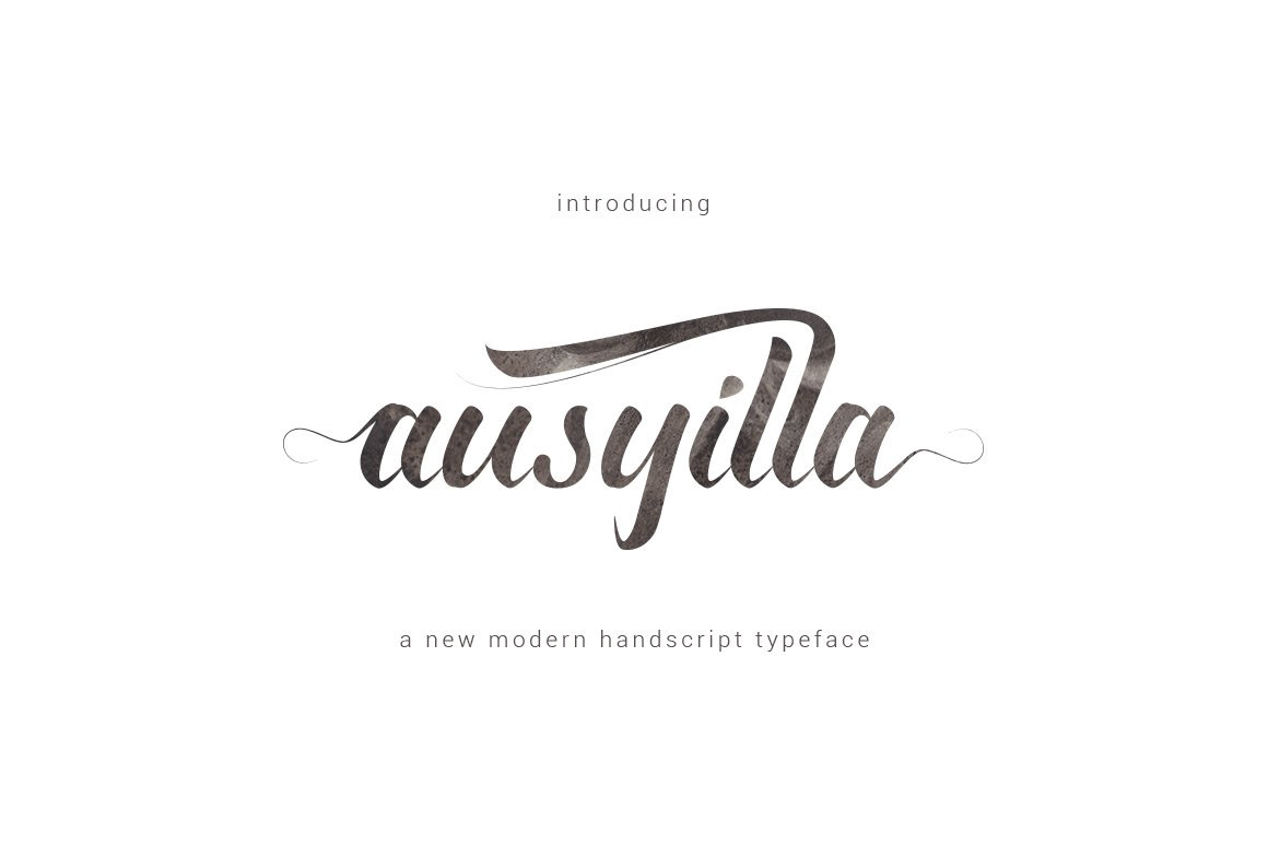 Ausyilla Typeface (Free Font) on Behance