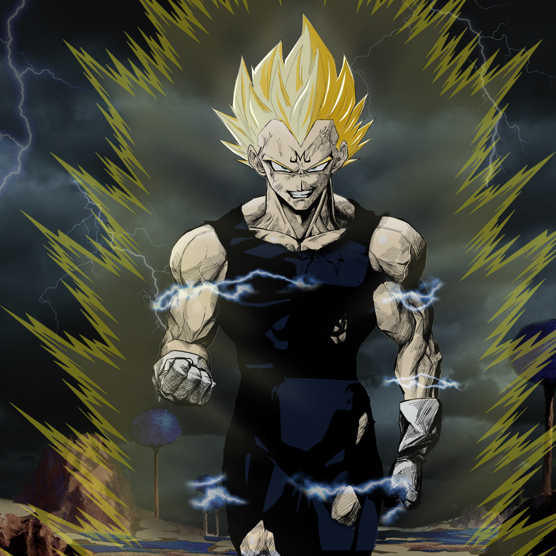 Majin Vegeta :: Behance