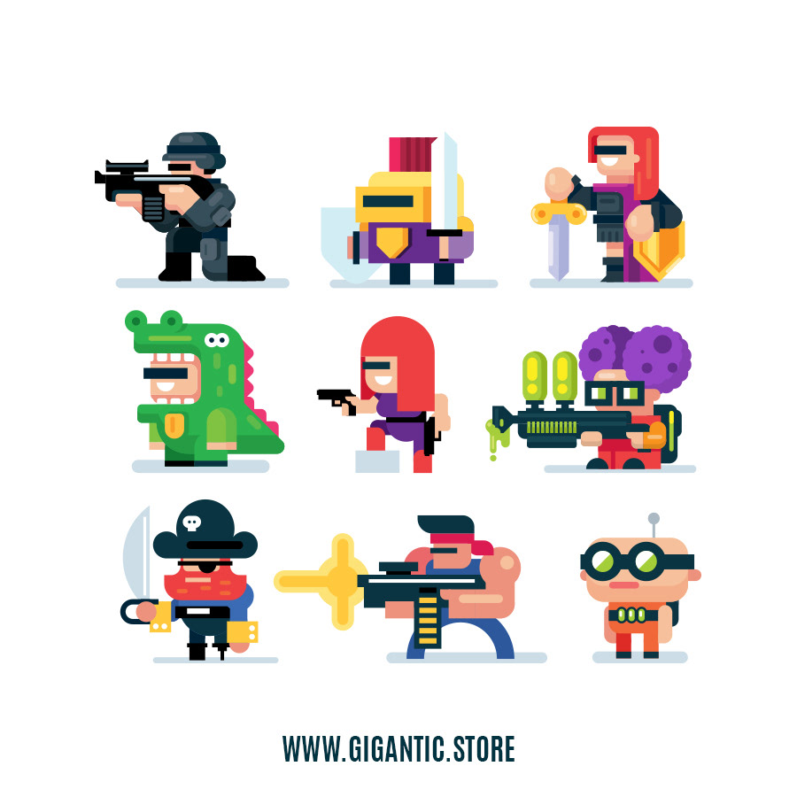 Premium Vector  Game site concept in flat cartoon design for