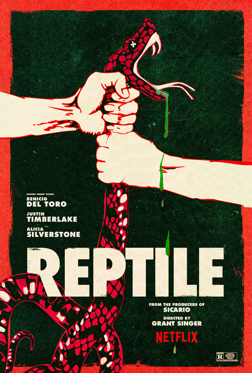 Reptile Movie Poster (Netflix) Benicio Del Toro :: Behance