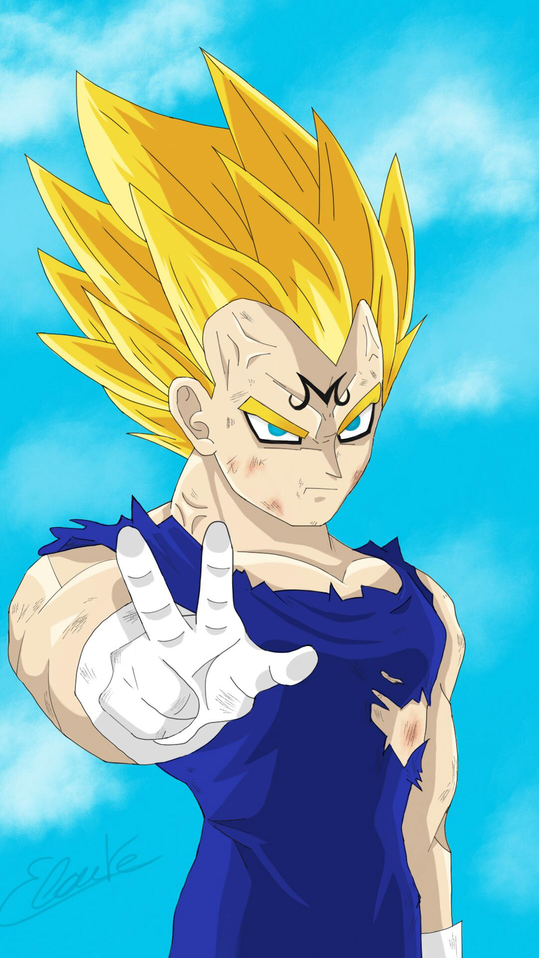 Majin Vegeta - Illustration :: Behance