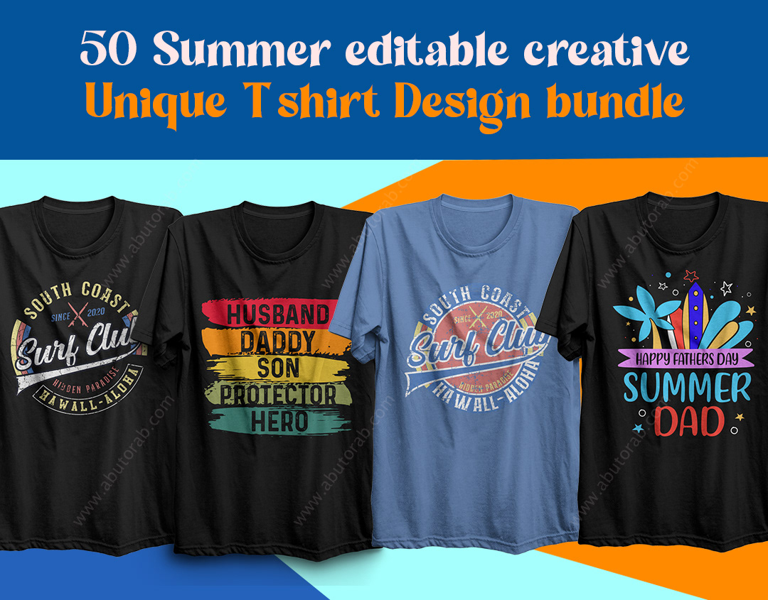 50 Summer Editable Creative Typography T Shirt Design On Behance
